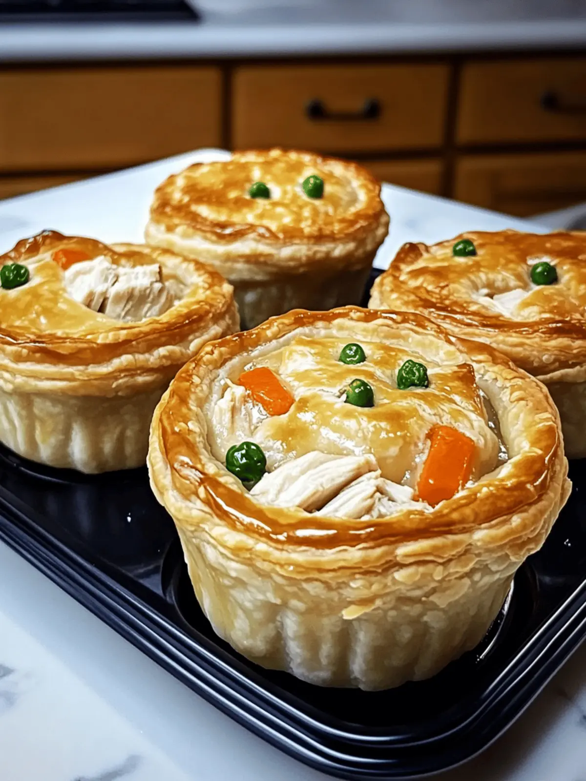 Mini chicken pot pies