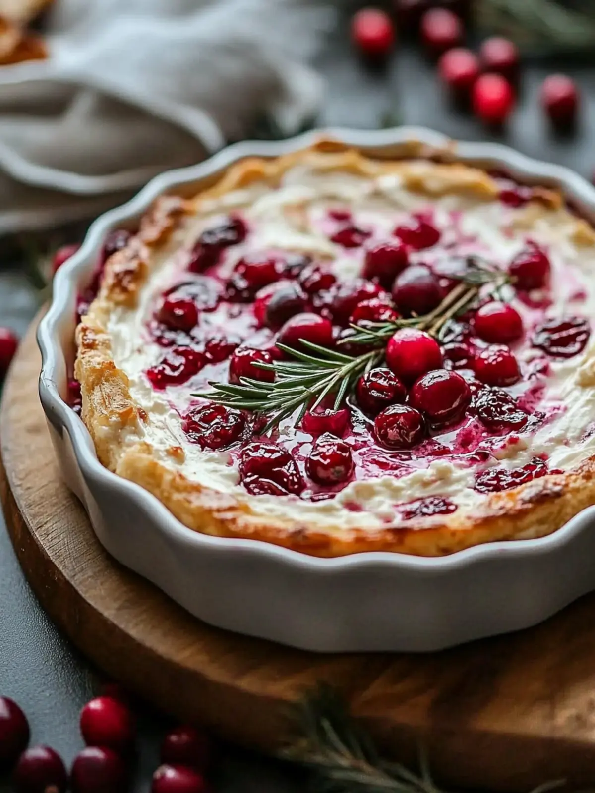 Baked Cranberry Cream Cheese Dip