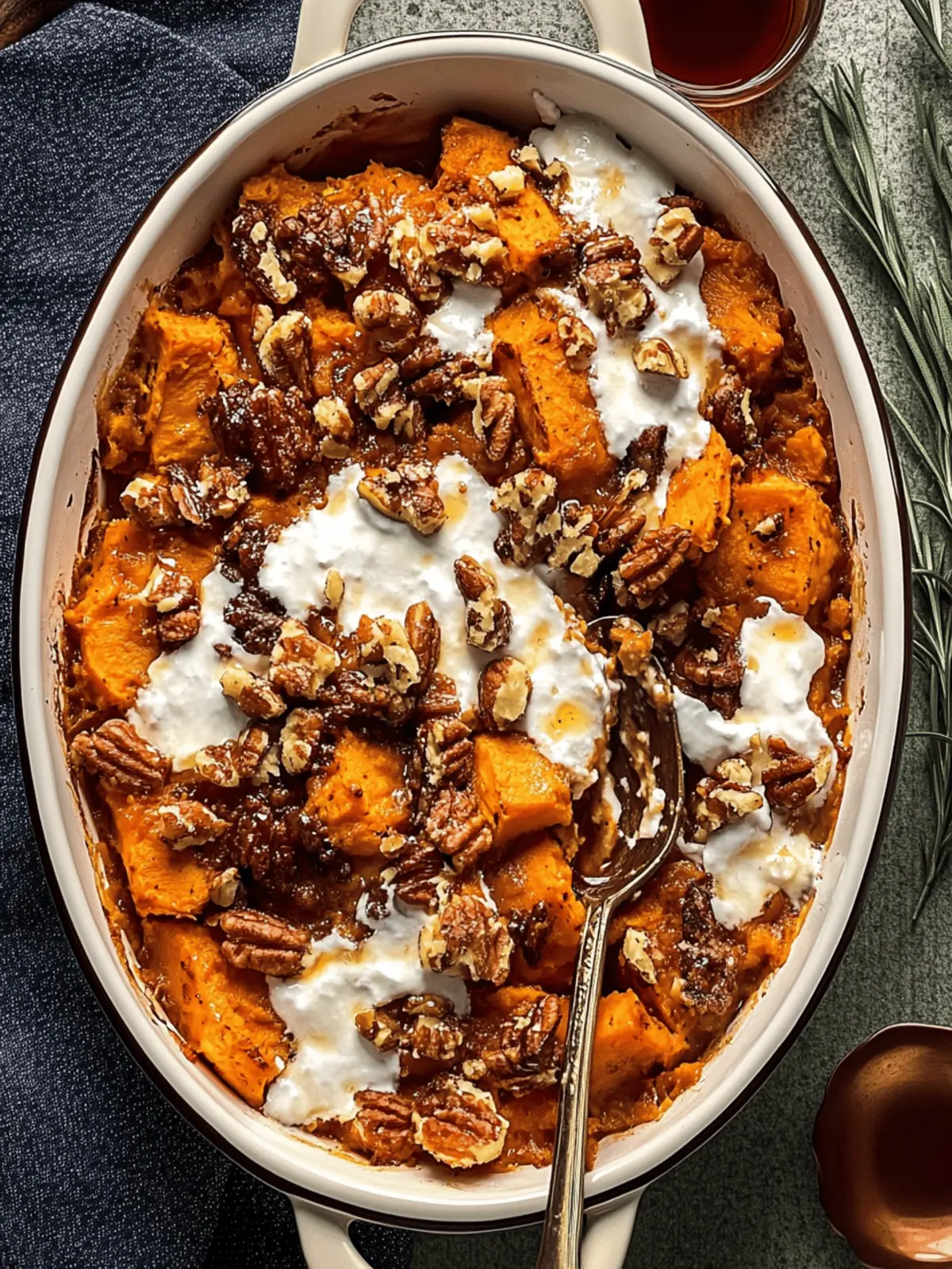 Southern Maple Sweet Potato Casserole