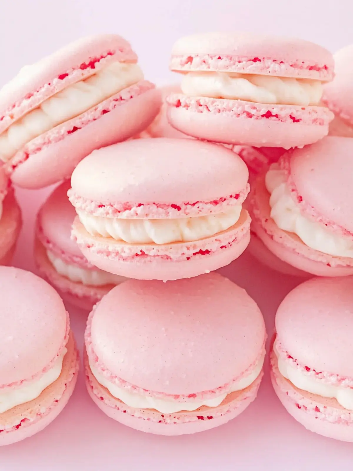 Pink Champagne Macarons
