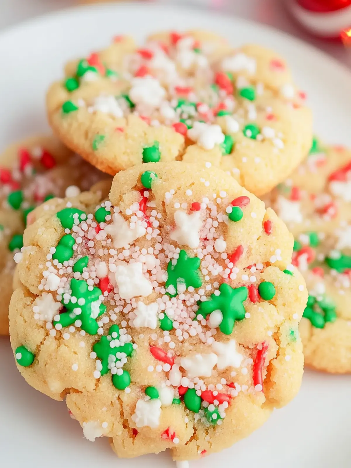 CHRISTMAS SPRINKLE COOKIES