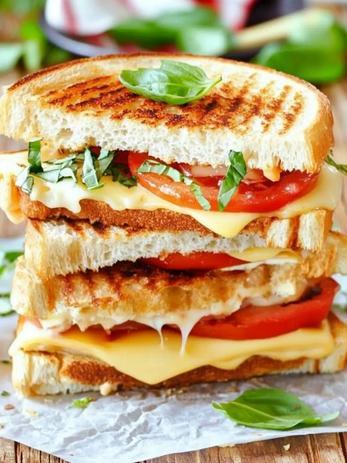Bruschetta Grilled Cheese Sandwich