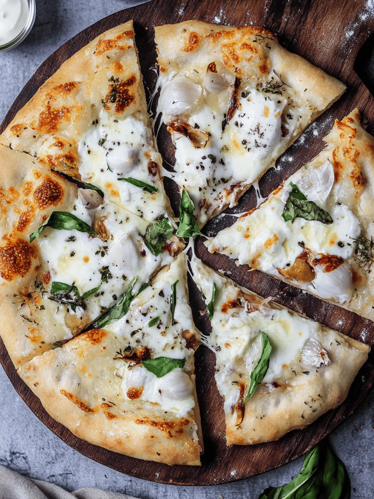 Epic Roasted Garlic Pizza