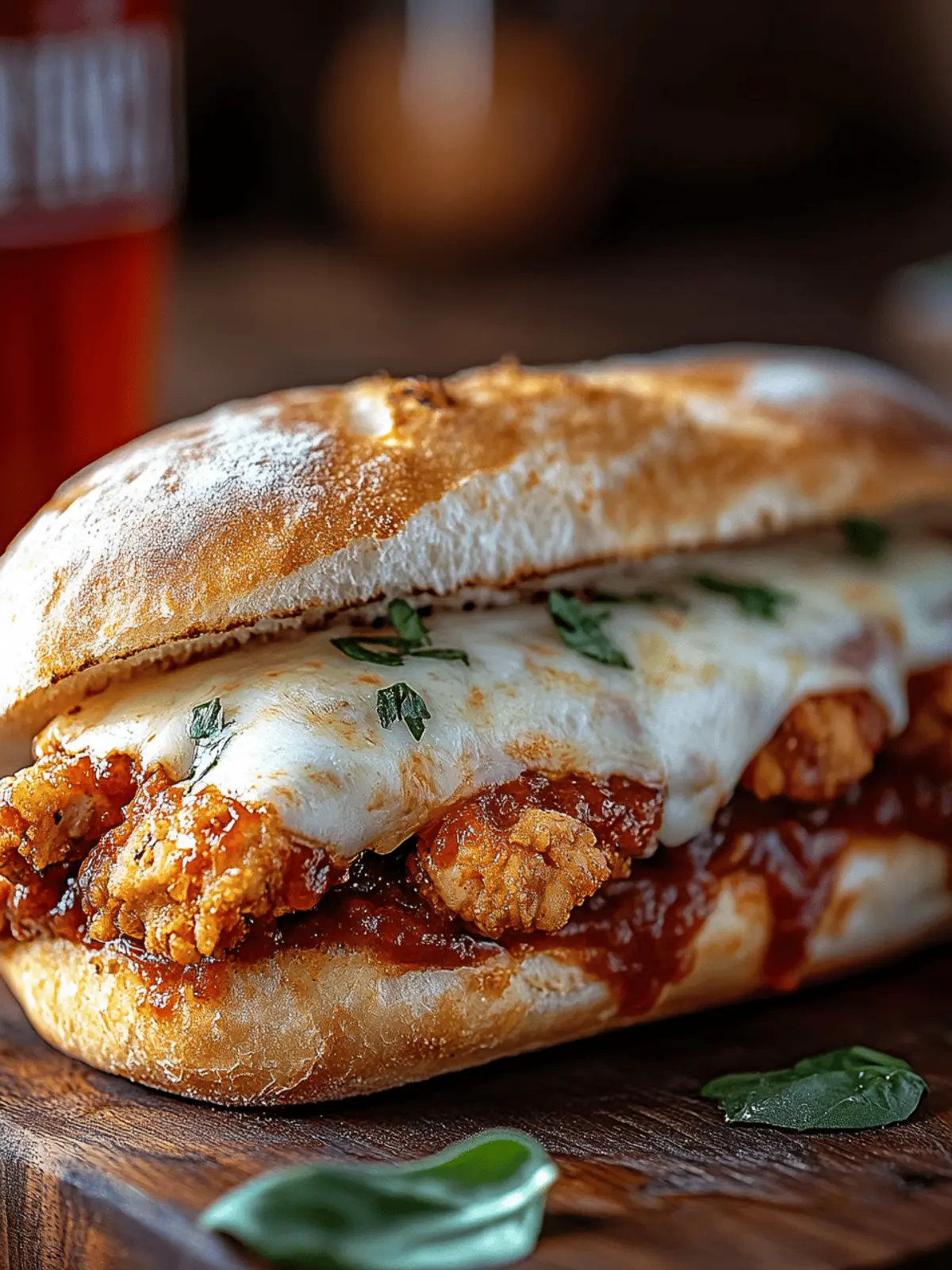 The Ultimate Chicken Parm Sandwich