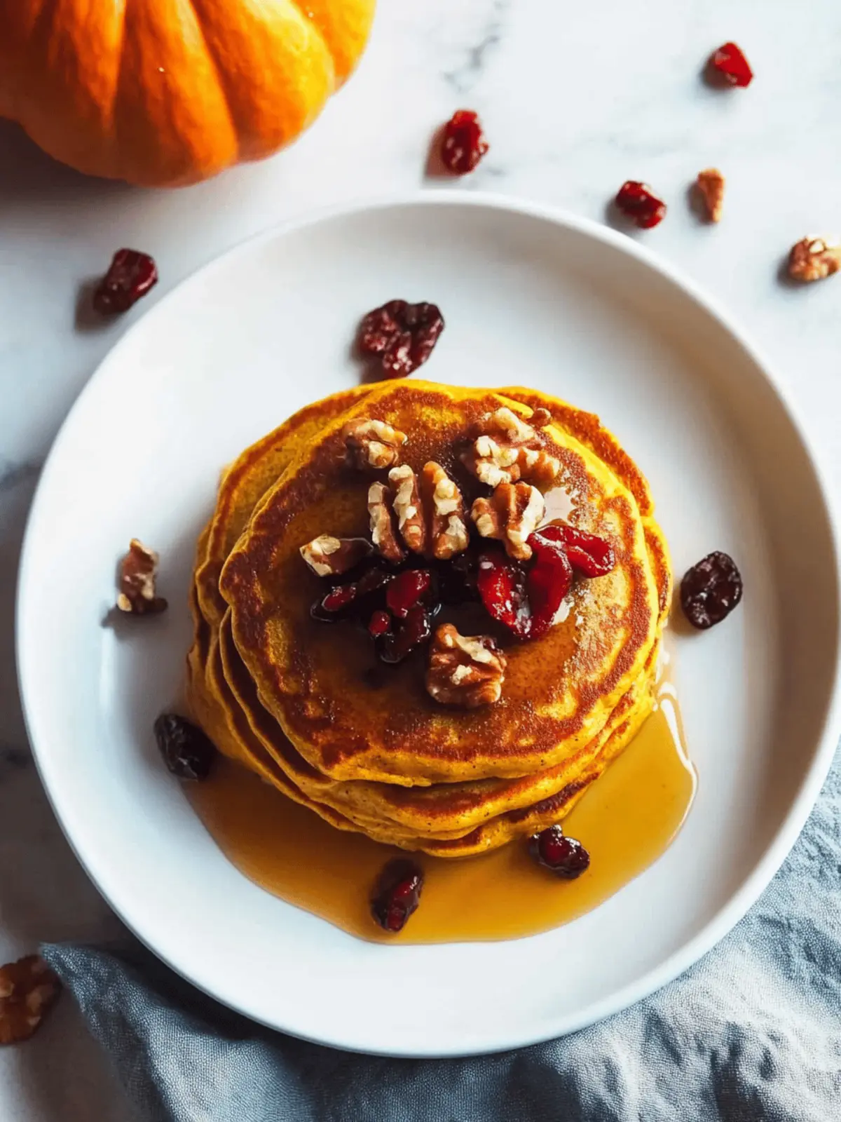 Healthy Pumpkin Pancakes