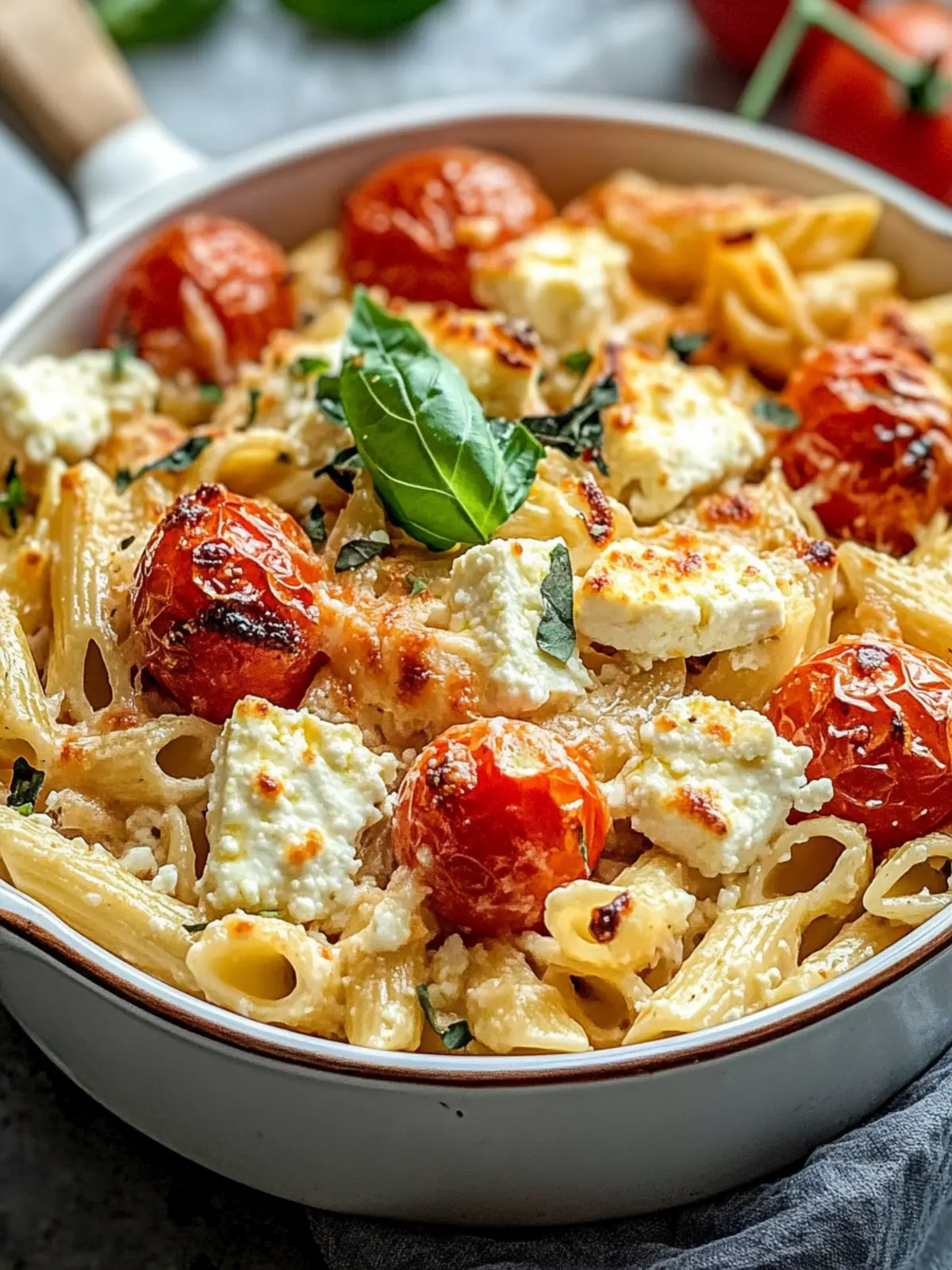 Baked Feta Tomato Pasta Recipe