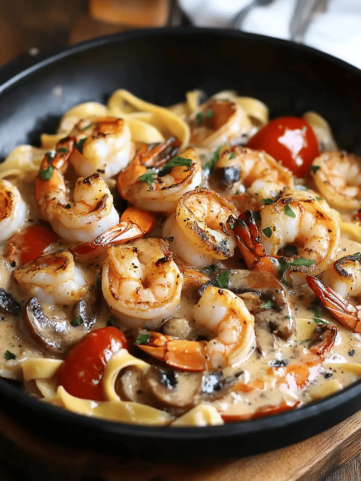 Blackened Shrimp Stroganoff