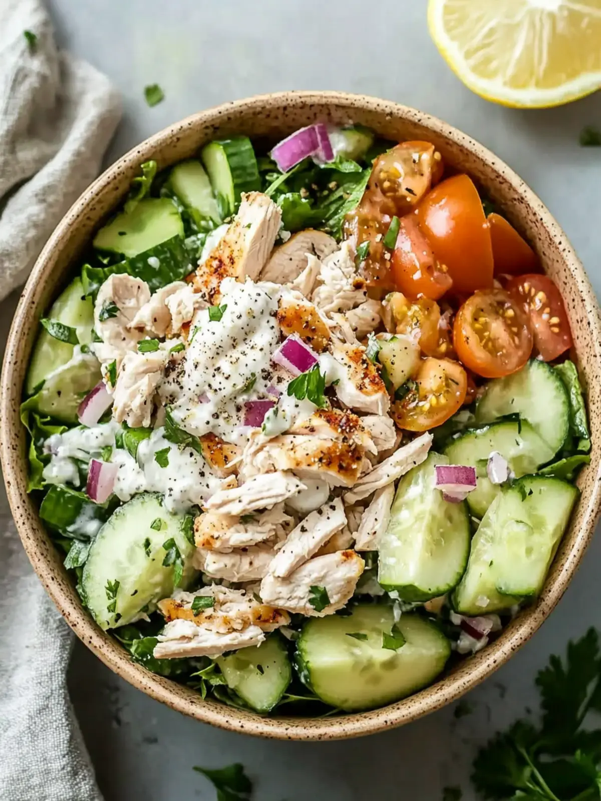 Greek Yogurt Rotisserie Chicken Salad