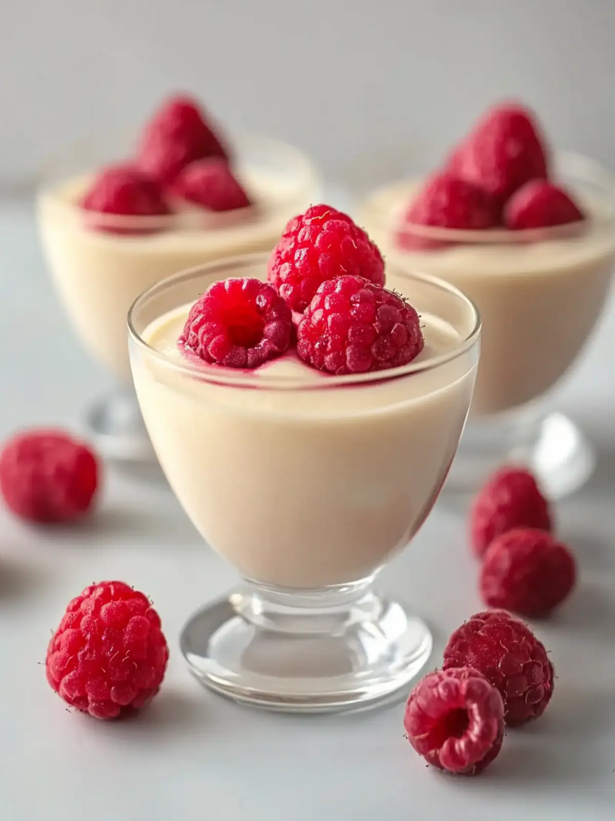 Raspberry White Chocolate Mousse
