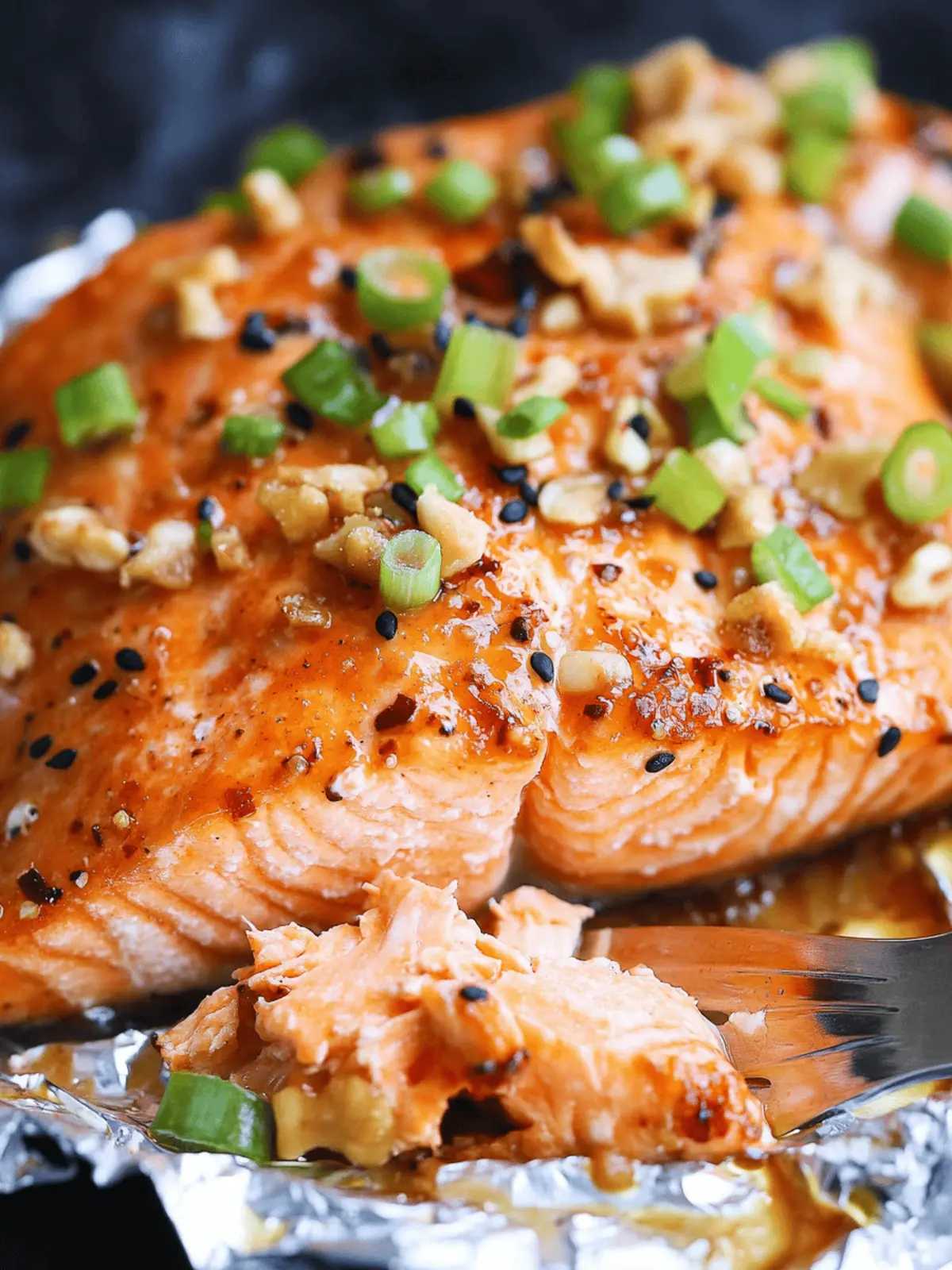 Asian Salmon in Foil