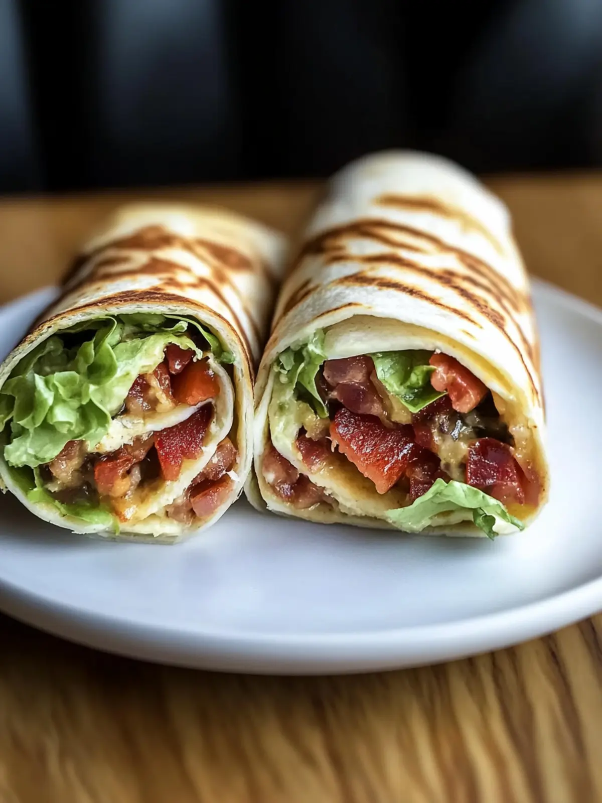 Gourmet BLT Wraps with Secret Sauce