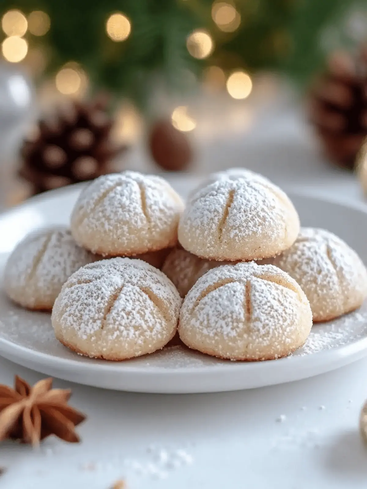 Cinnamon Sugar Snowball Cookies