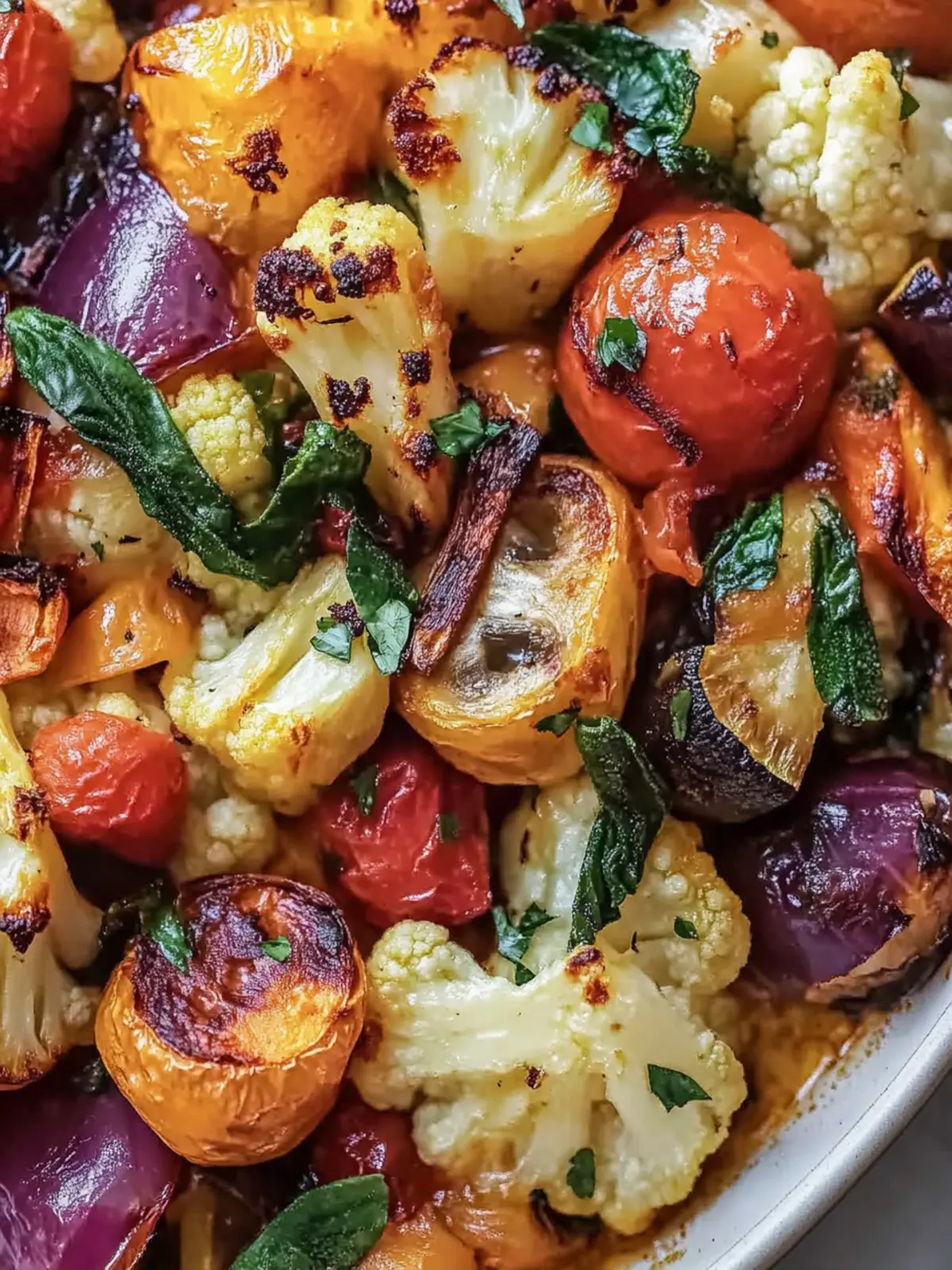 Cheesy Marry Me Roasted Vegetable Medley