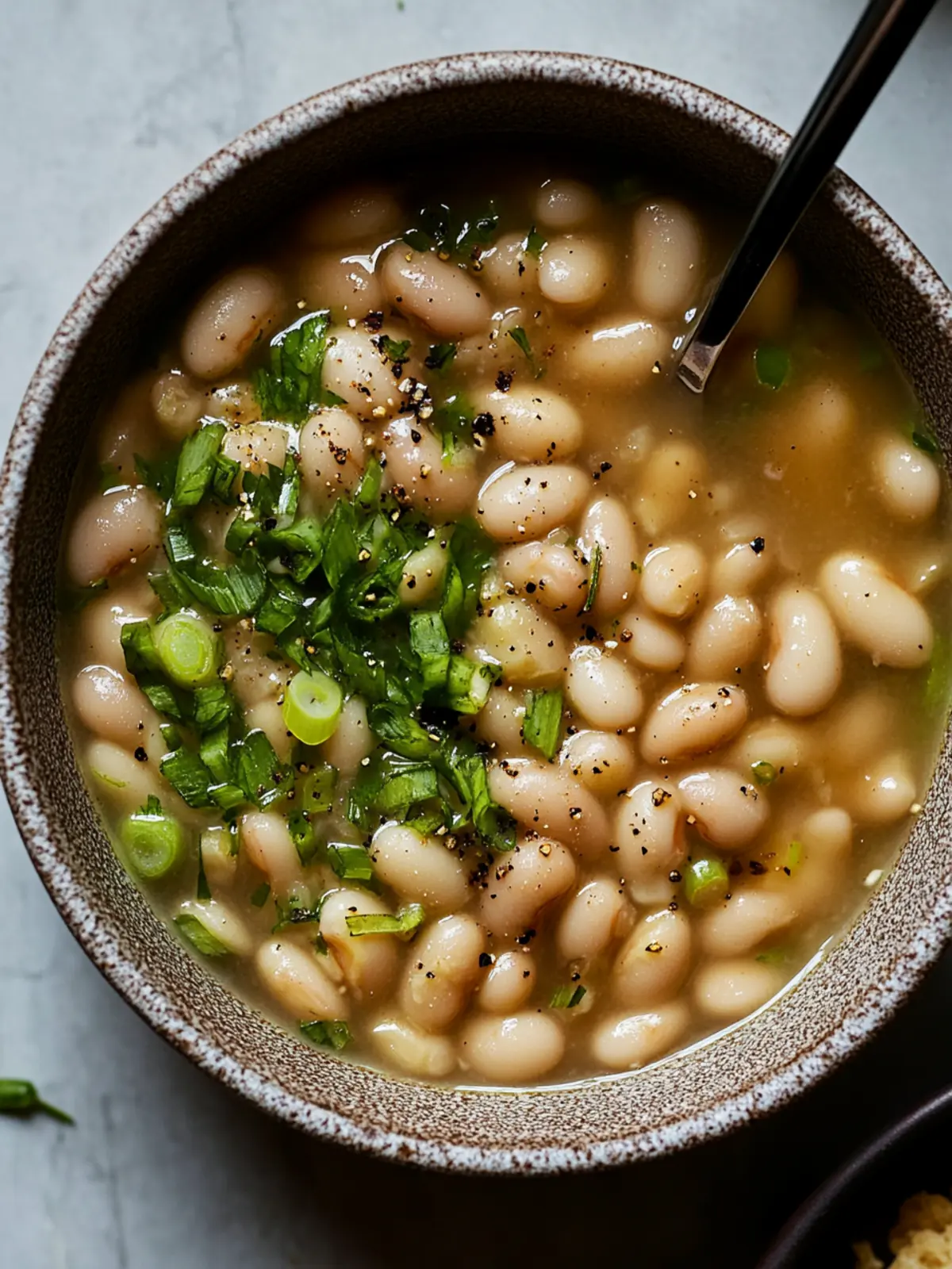 Miso Butter Brothy Beans