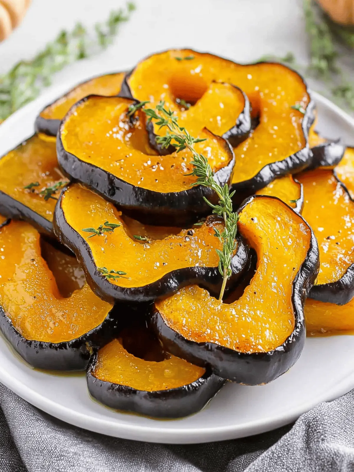Maple Roasted Acorn Squash