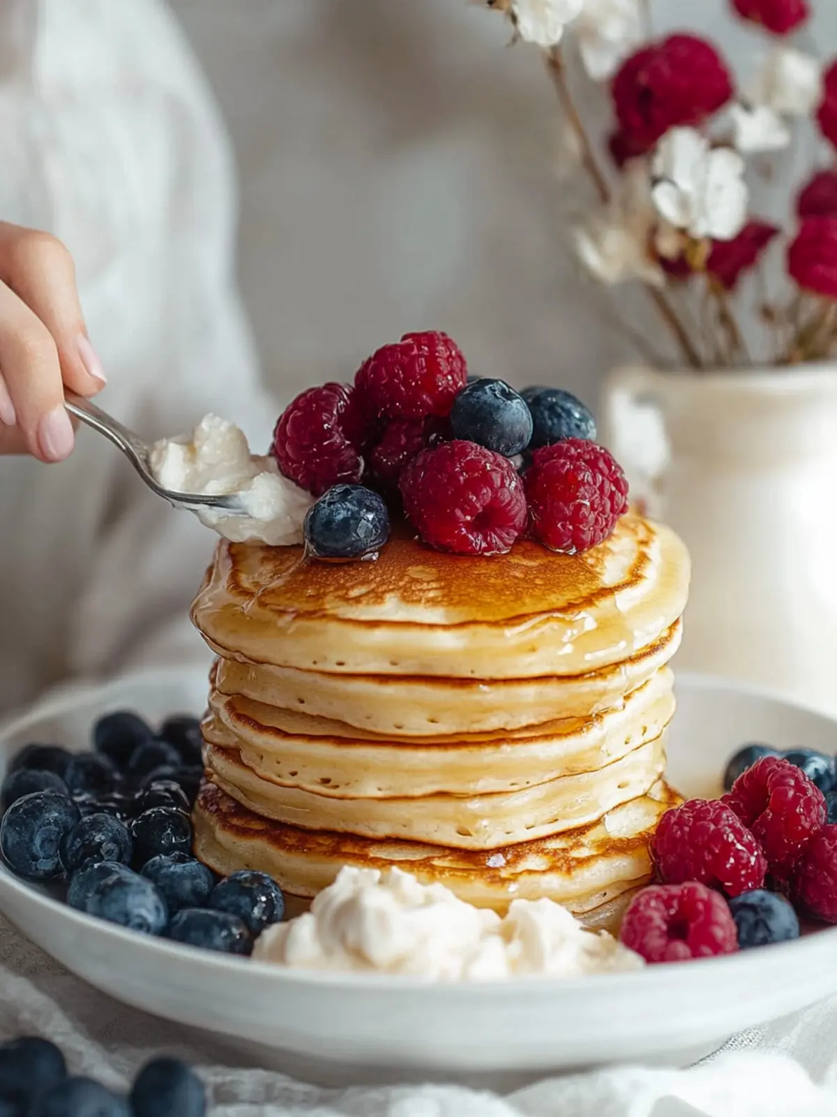 The BEST Buttermilk Pancakes Recipe