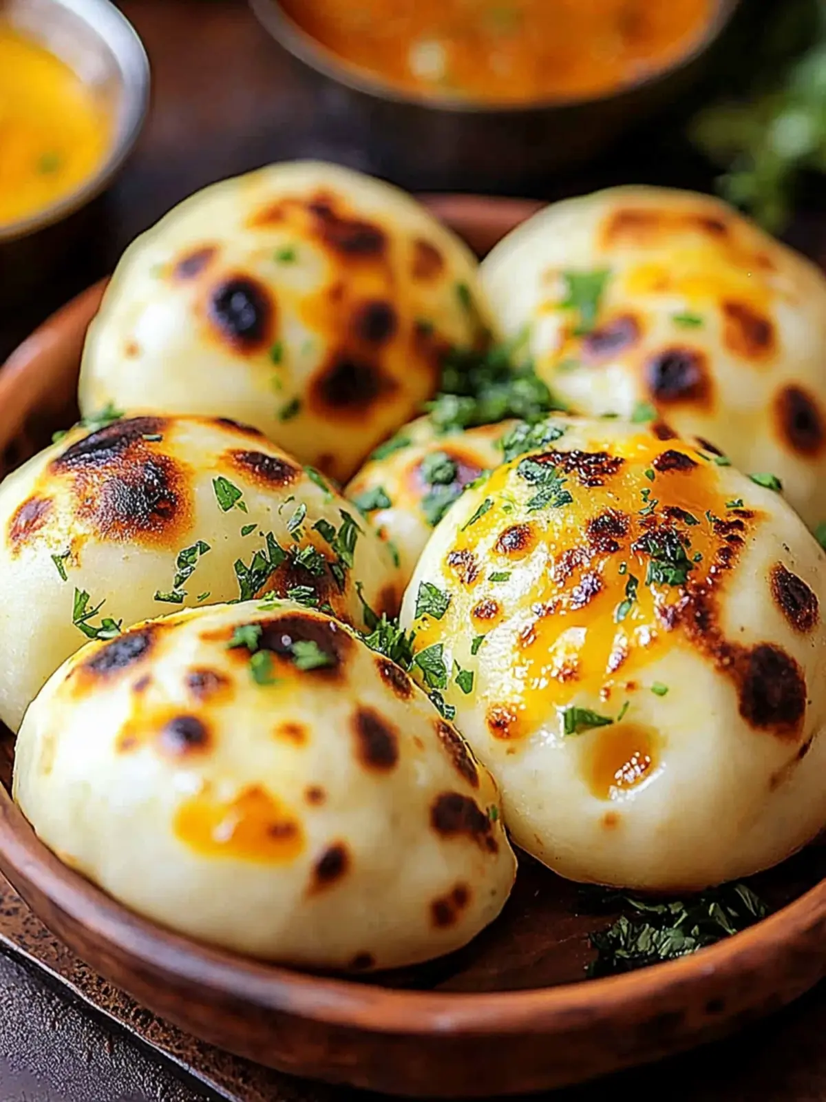 Cheesy Spiced Naan Bombs