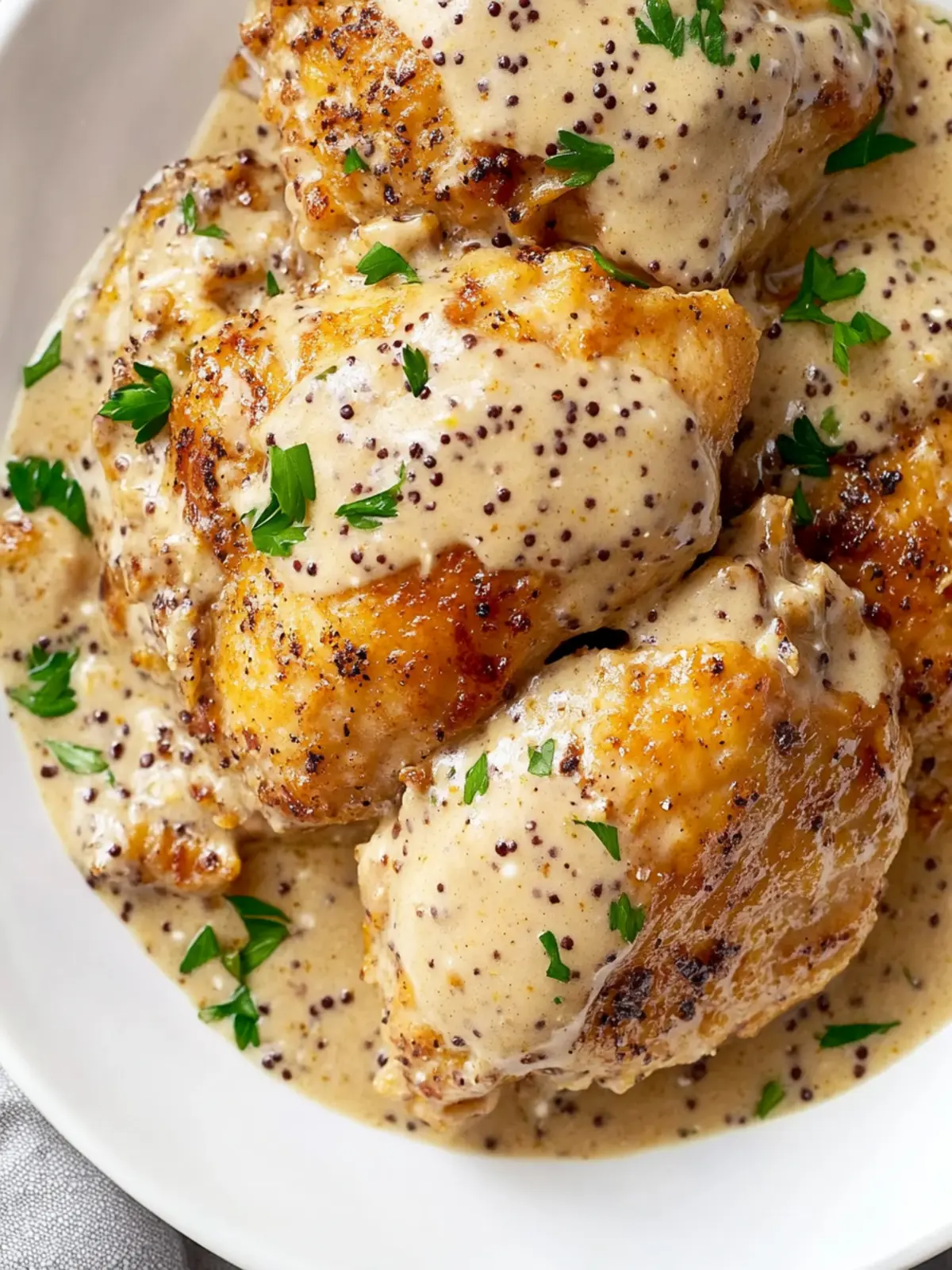 Slow Cooker French Wine and Mustard Chicken
