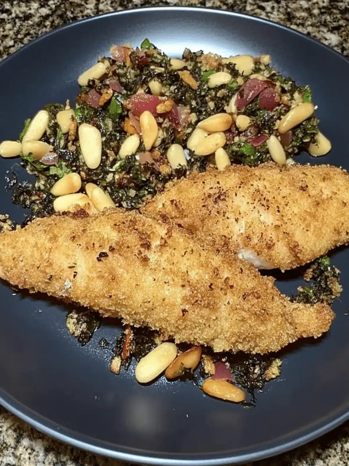 Pine Nut Encrusted Catfish