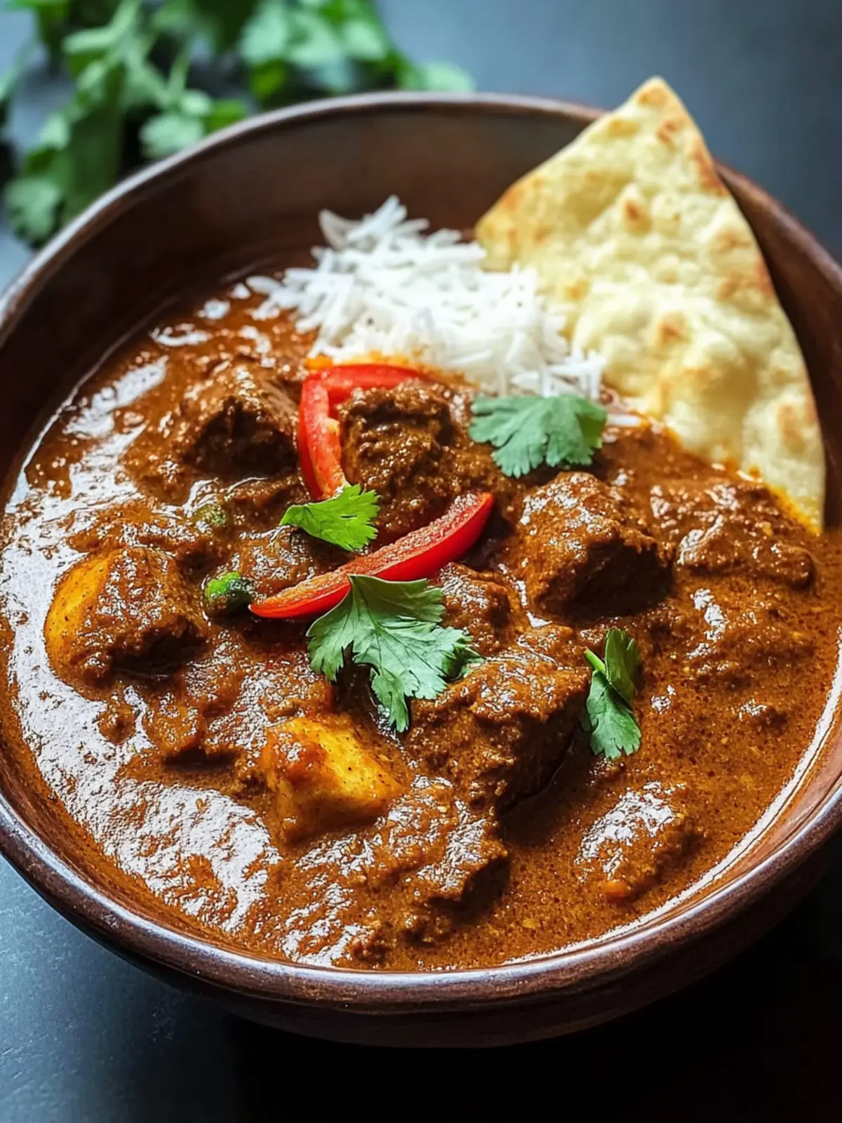 Indian Beef Curry with Tomato Gravy
