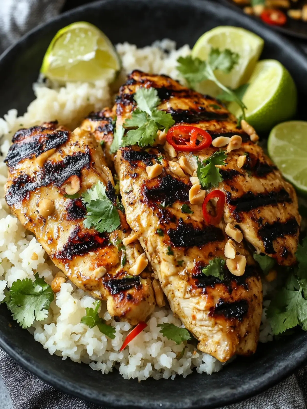 Spicy Thai Grilled Peanut Chicken