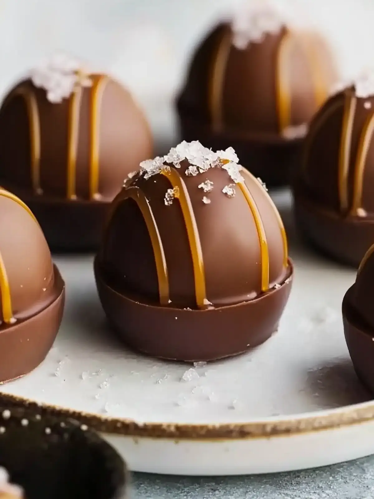 Salted Caramel Fudge Truffles