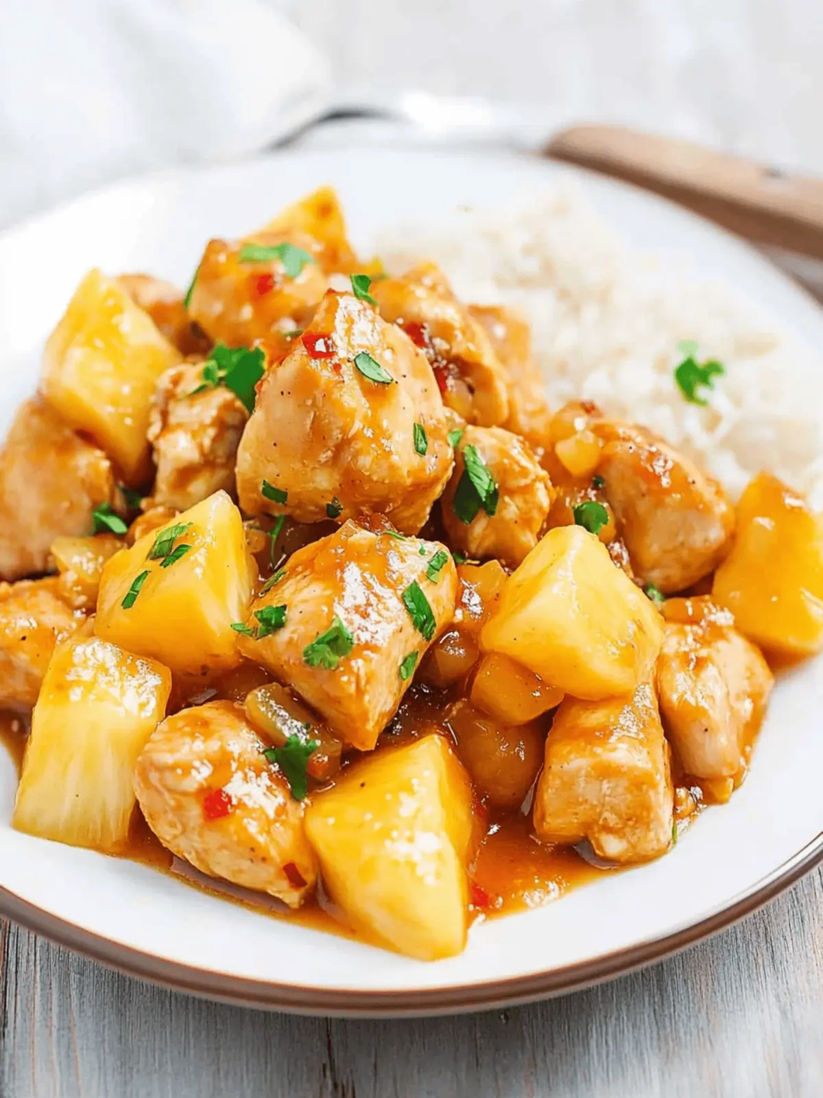 Slow Cooker Hawaiian Chicken with Pineapple