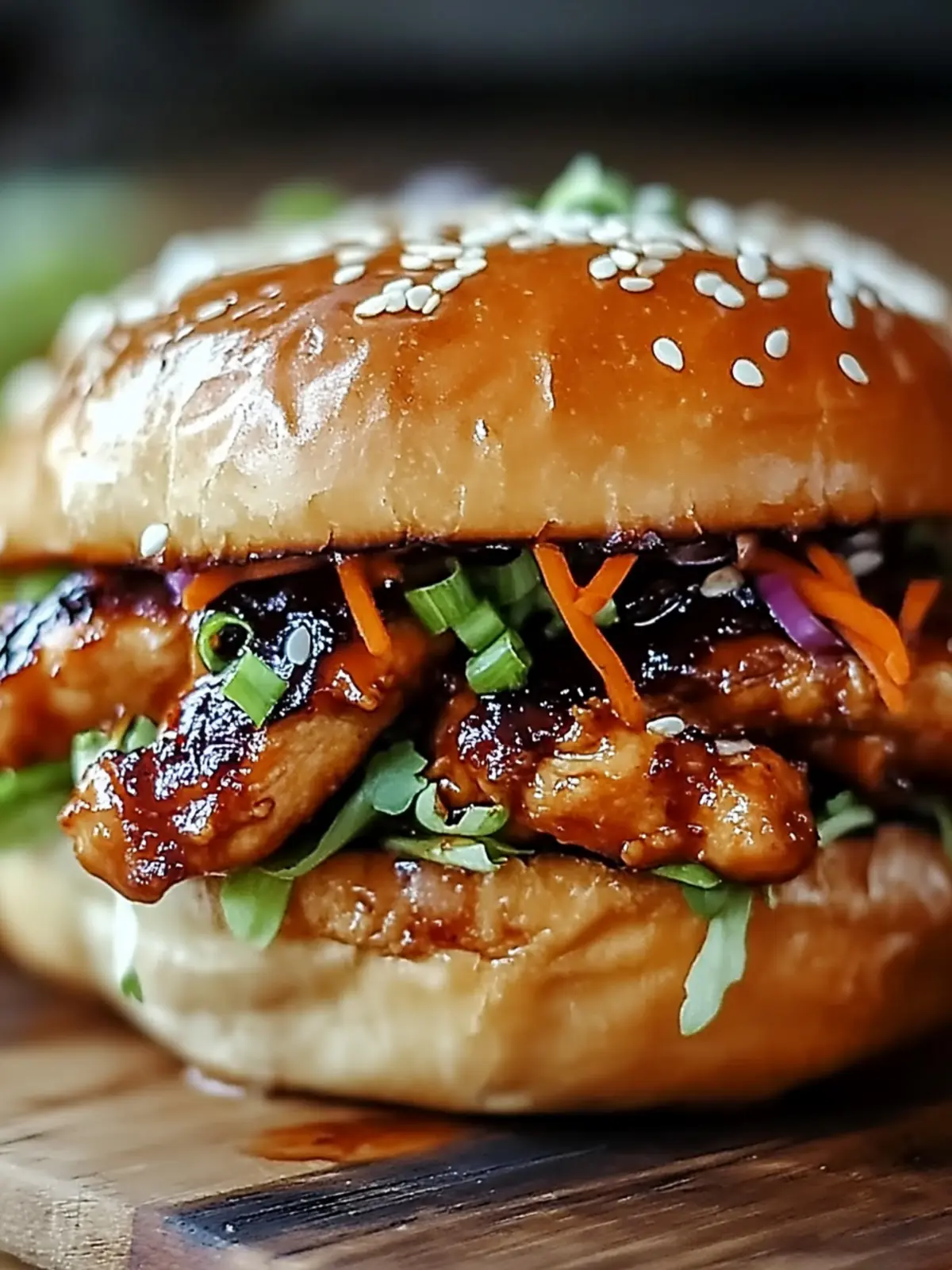 Korean BBQ Chicken Sandwich
