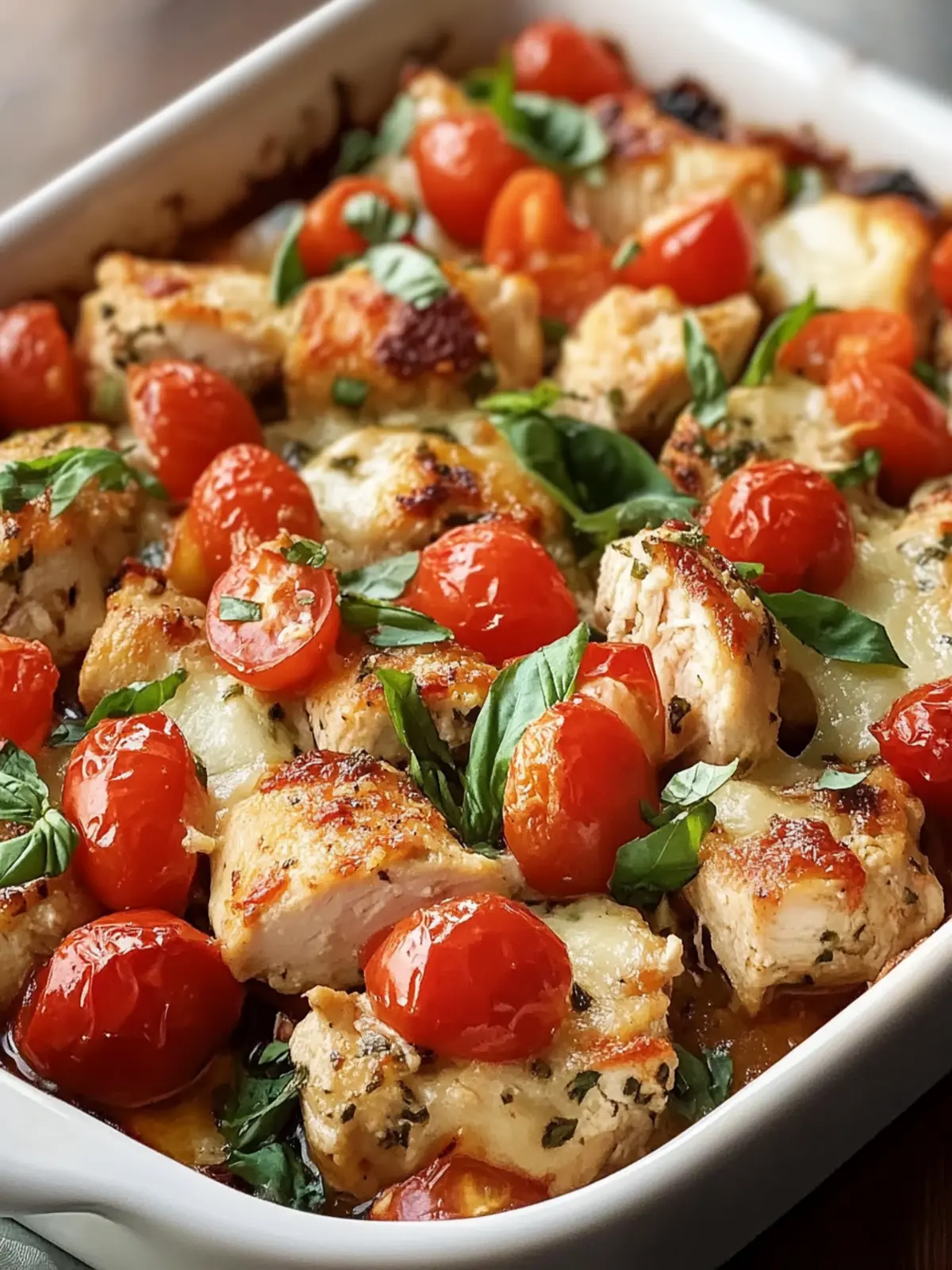 Bruschetta Chicken Bake