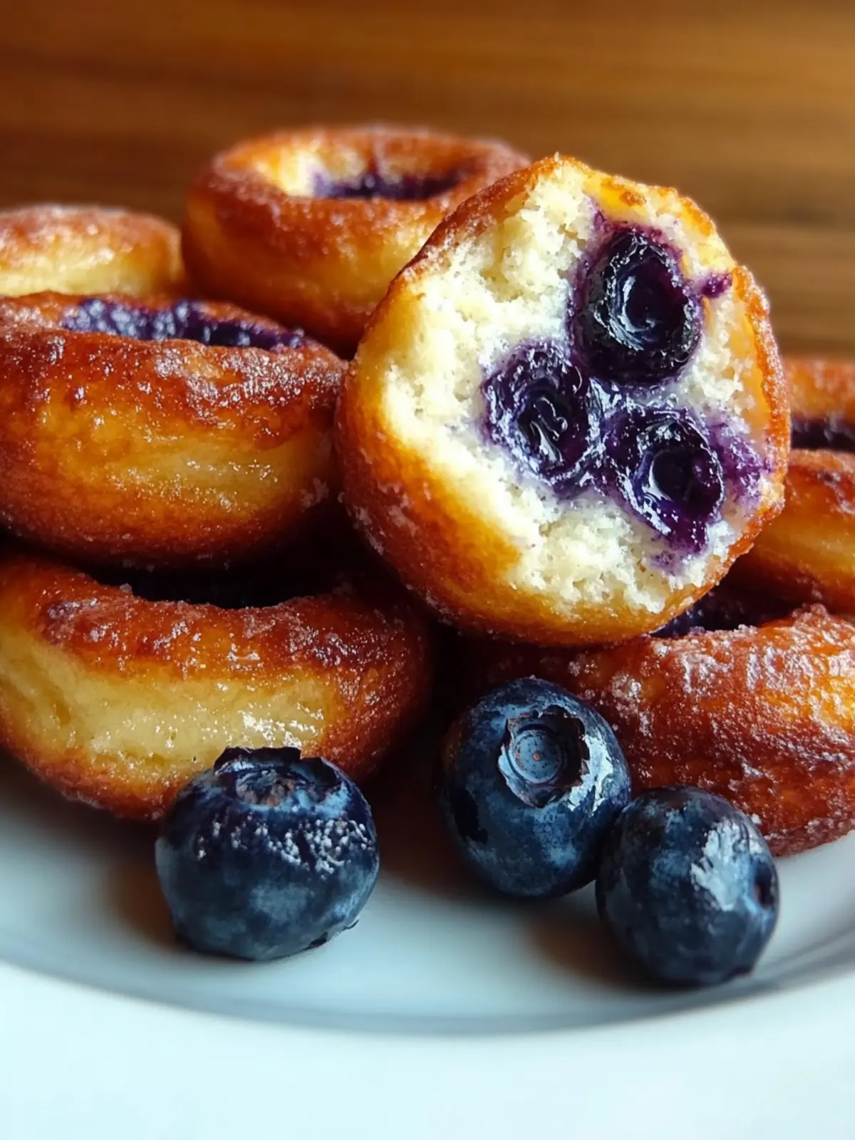 Amazing Keto Blueberry Cottage Cheese Donuts