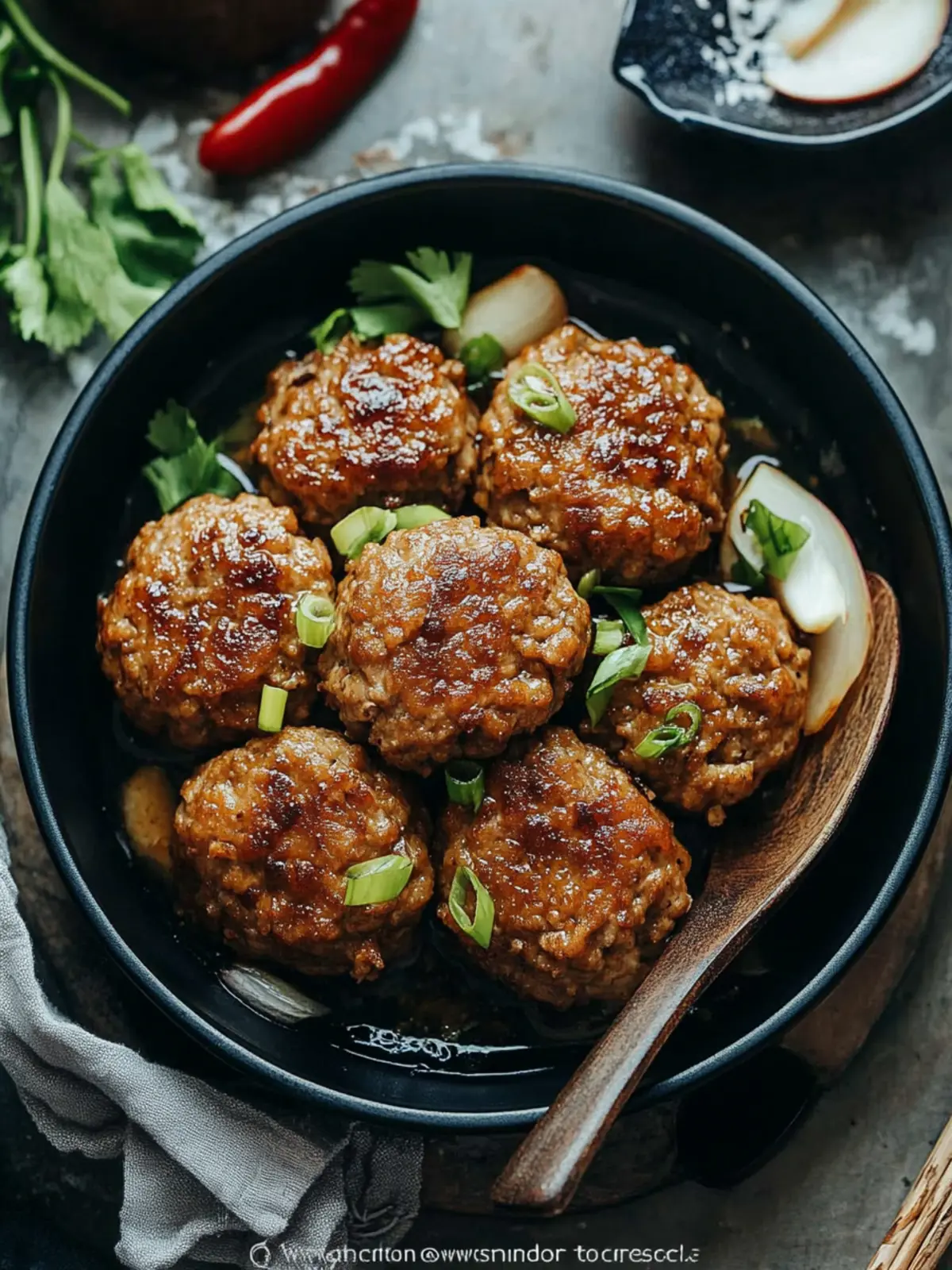 Chinese Lion’s Head Meatballs