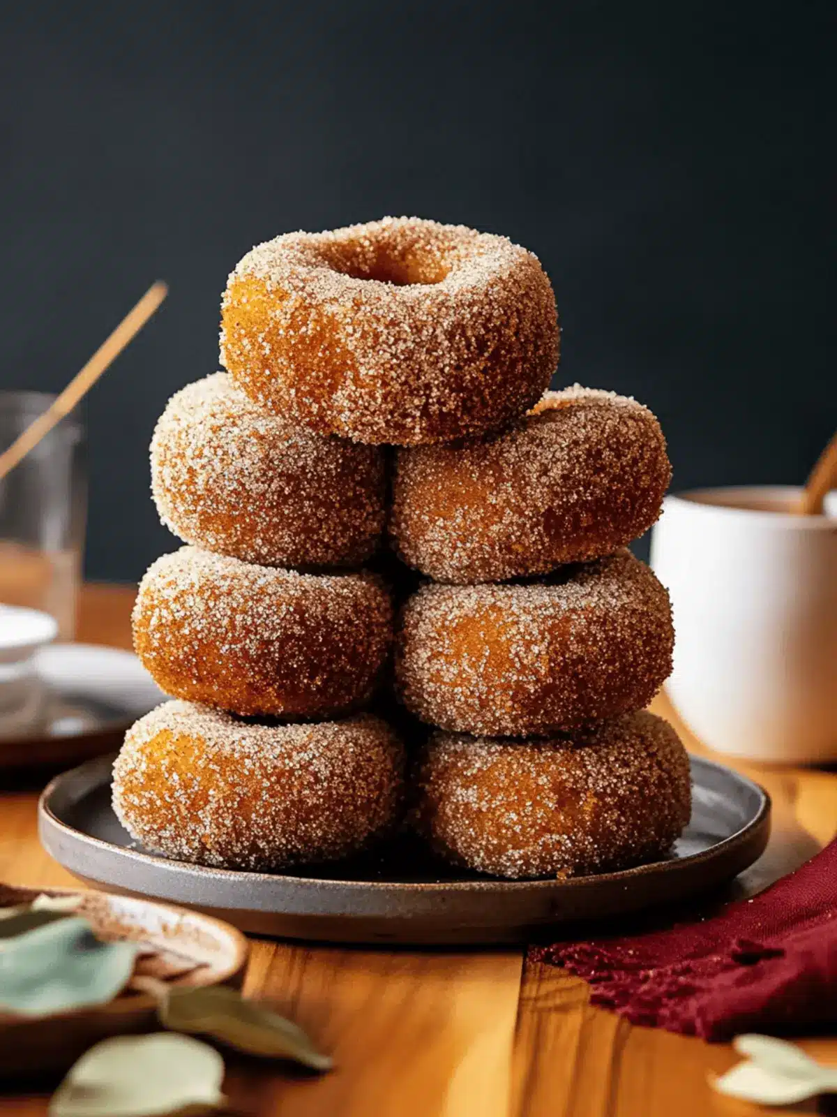 Baked Vegan Pumpkin Spice Donuts