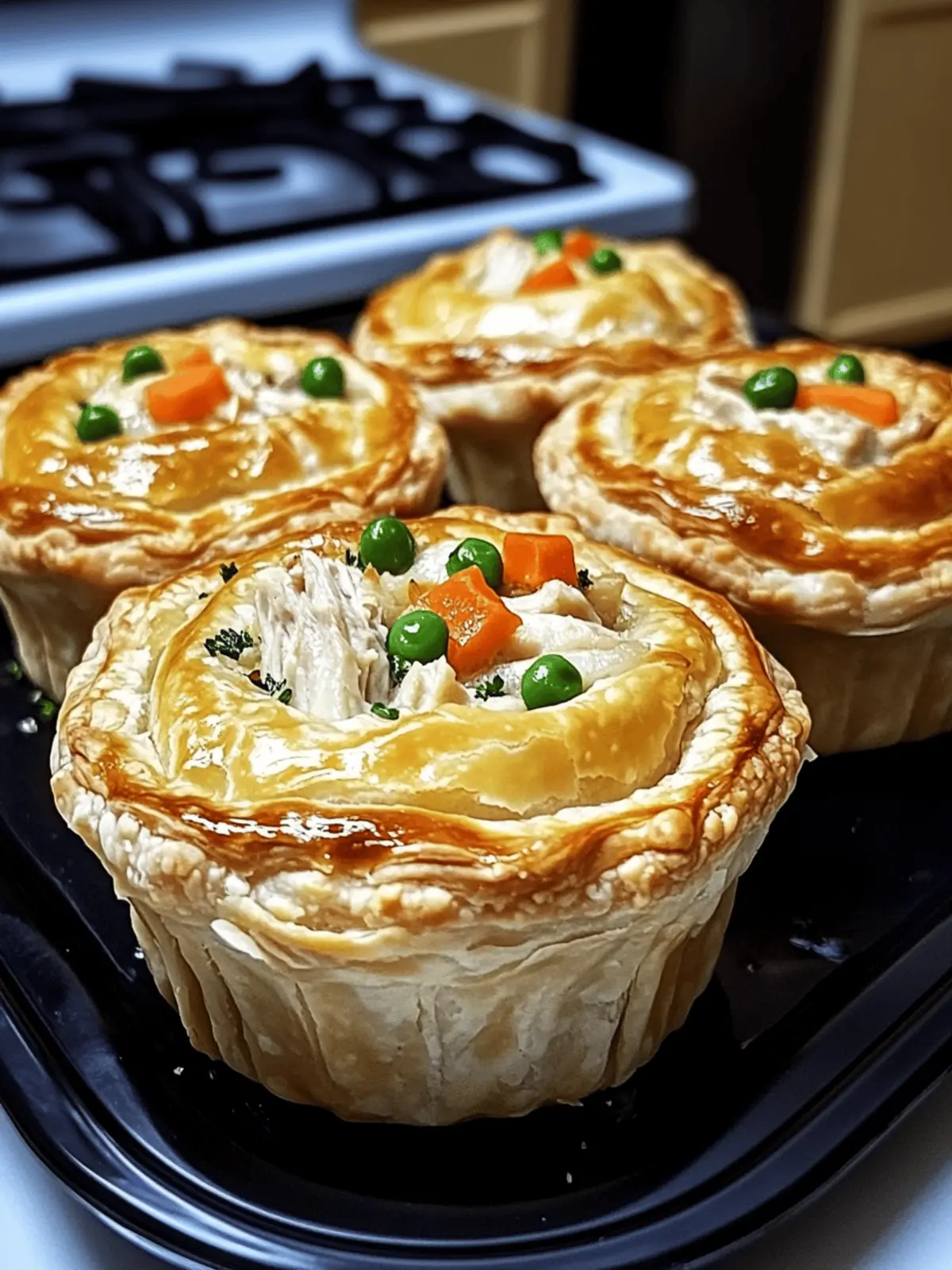 Mini chicken pot pies