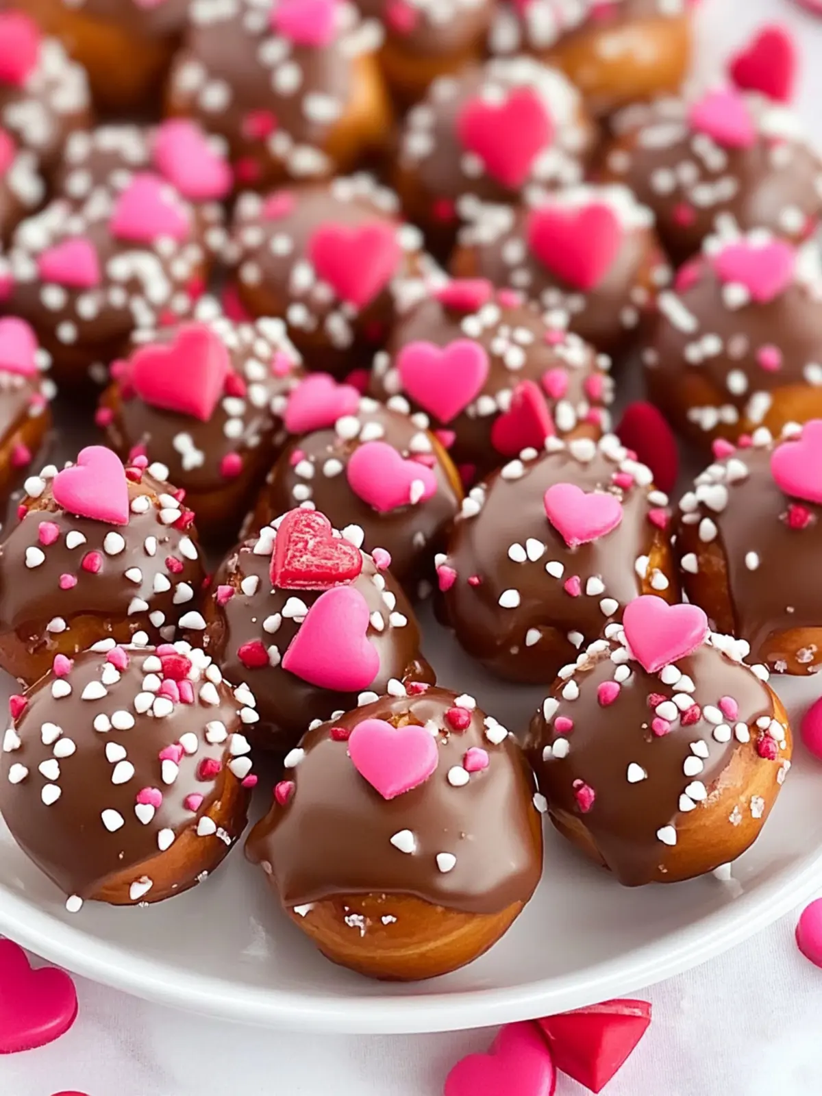 Valentine’s Day Caramel Pretzel Bites