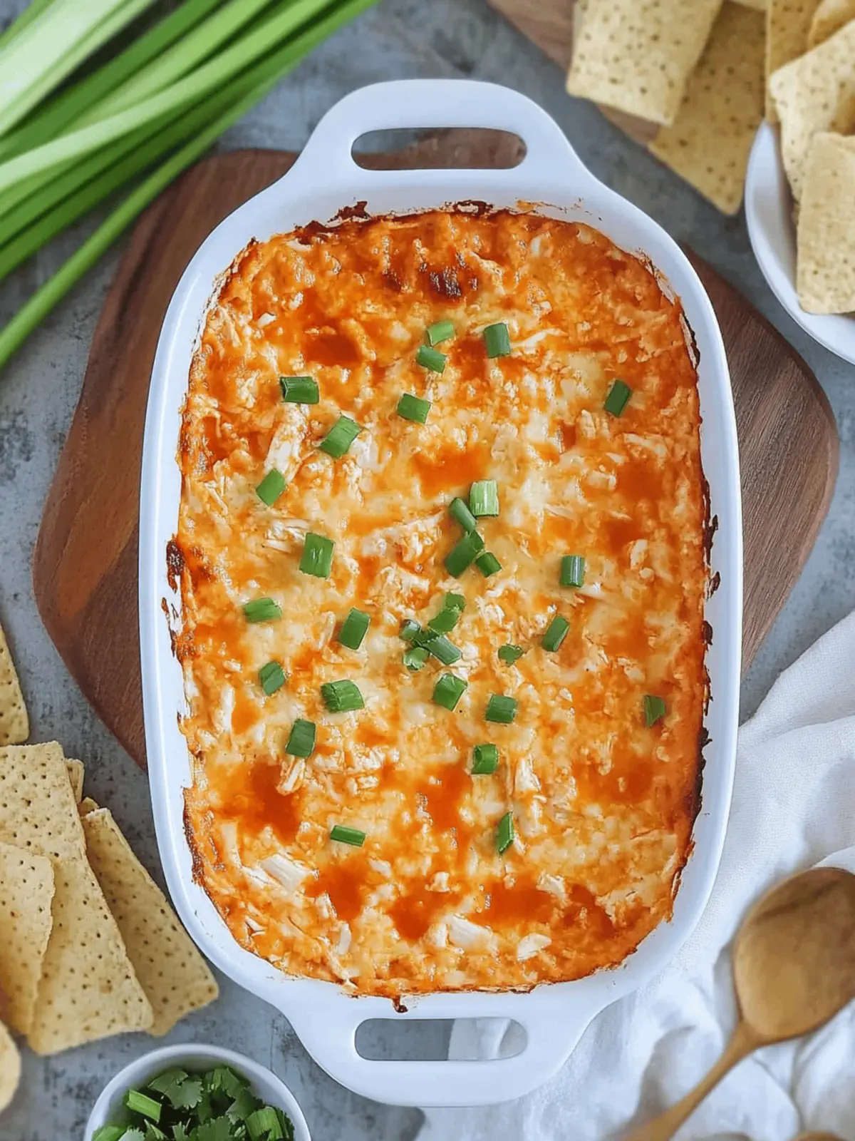 Cottage Cheese Buffalo Chicken Dip (high protein)