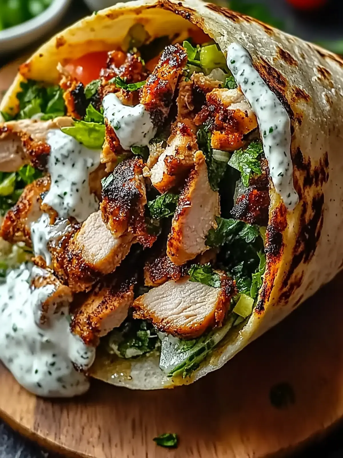 Chicken Shawarma Garlic Sauce
