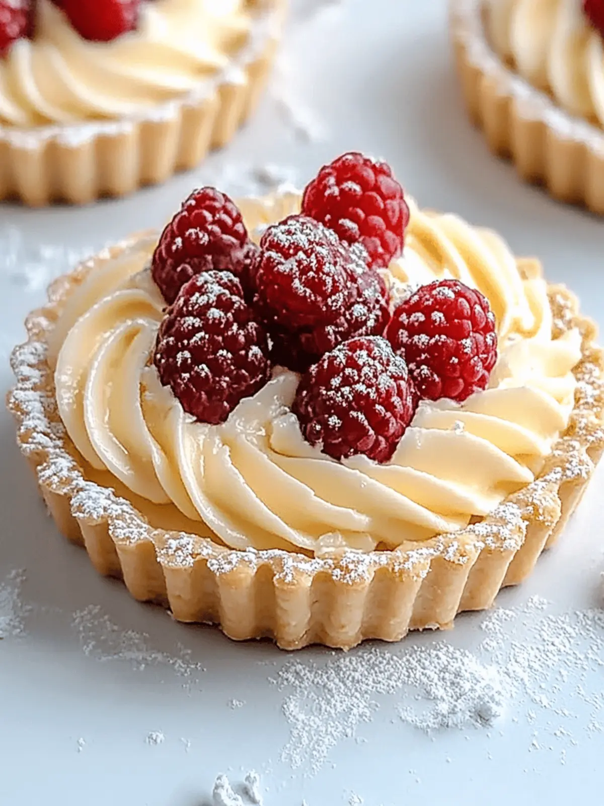 Elegant White Chocolate Mousse Tart