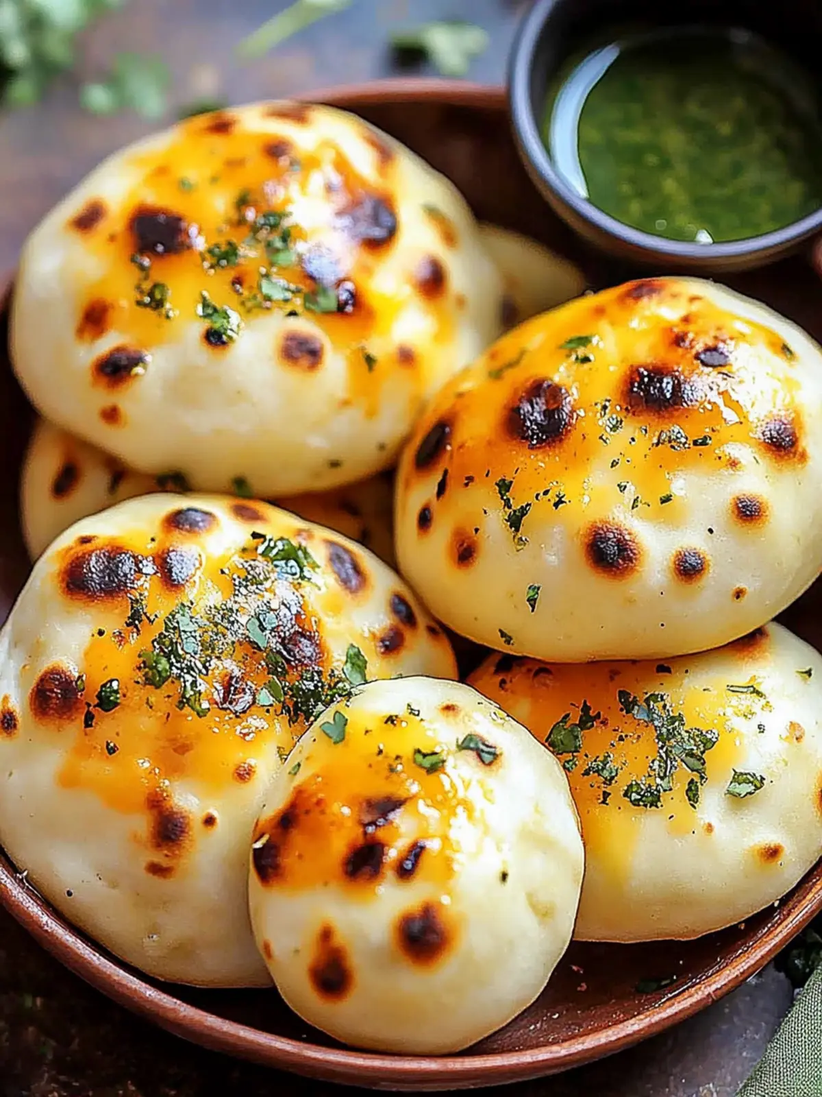 Cheesy Spiced Naan Bombs