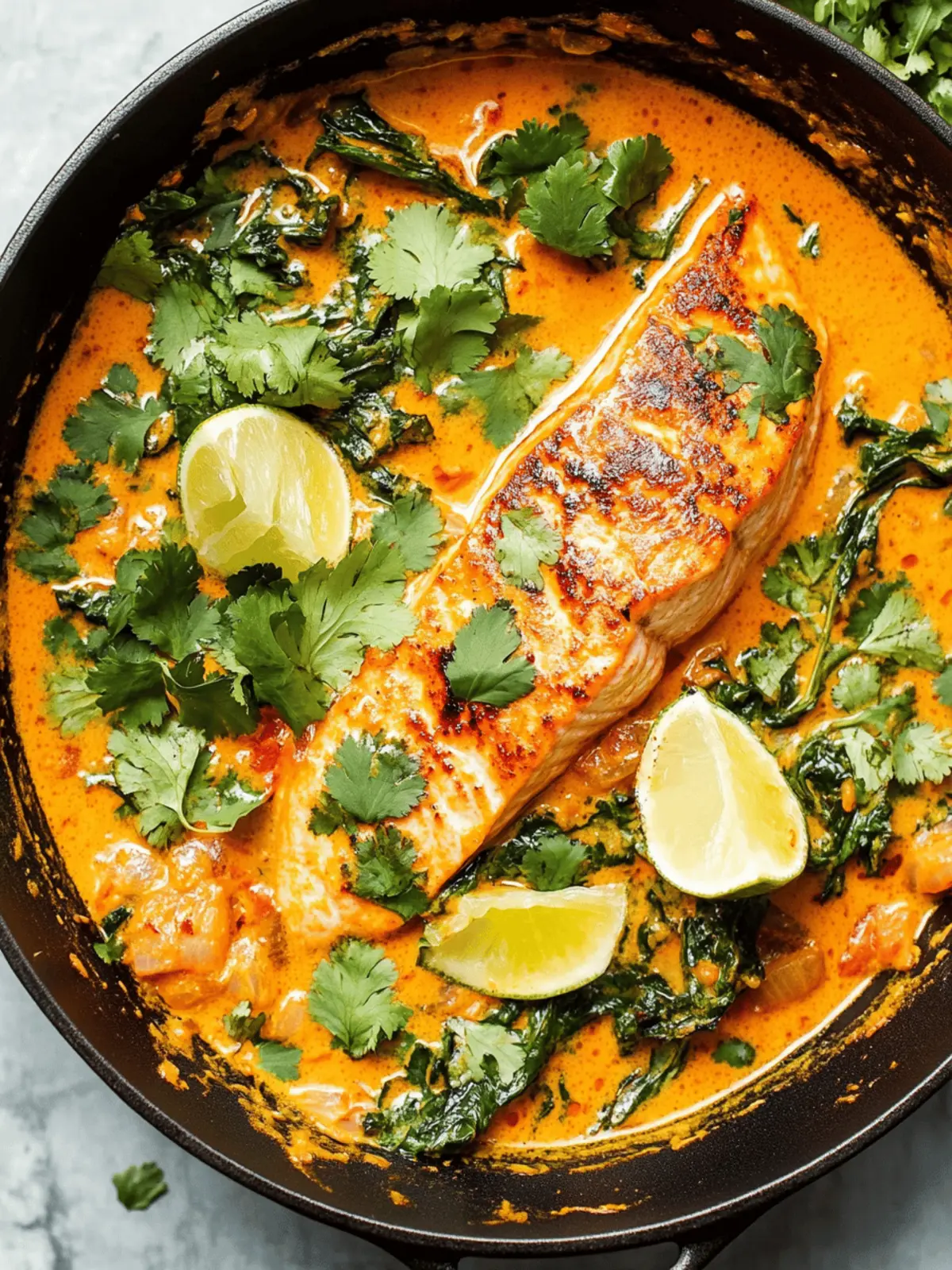 Salmon Coconut Curry (Thai Inspired)