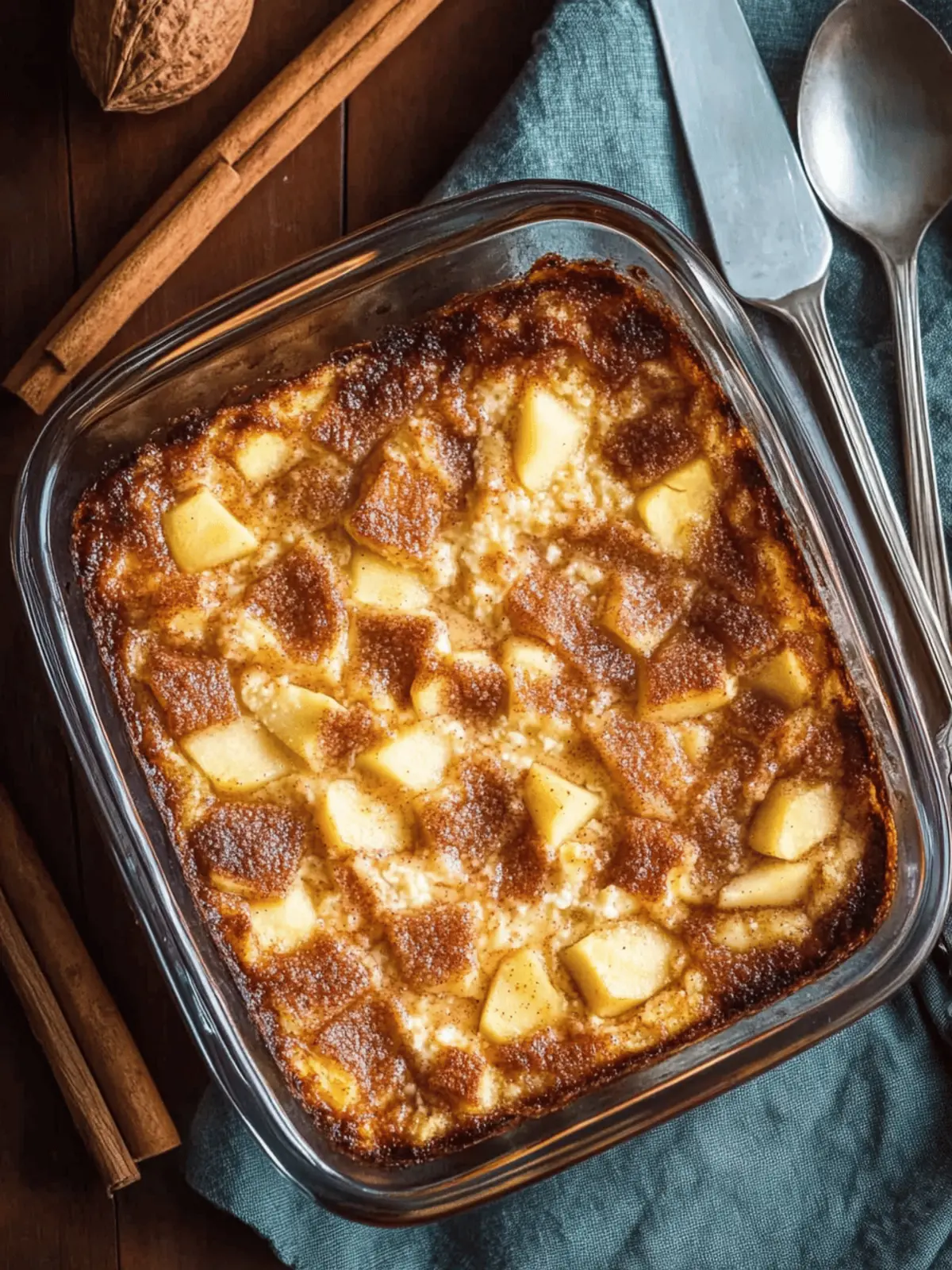 Apple Cinnamon Cottage Cheese Bake