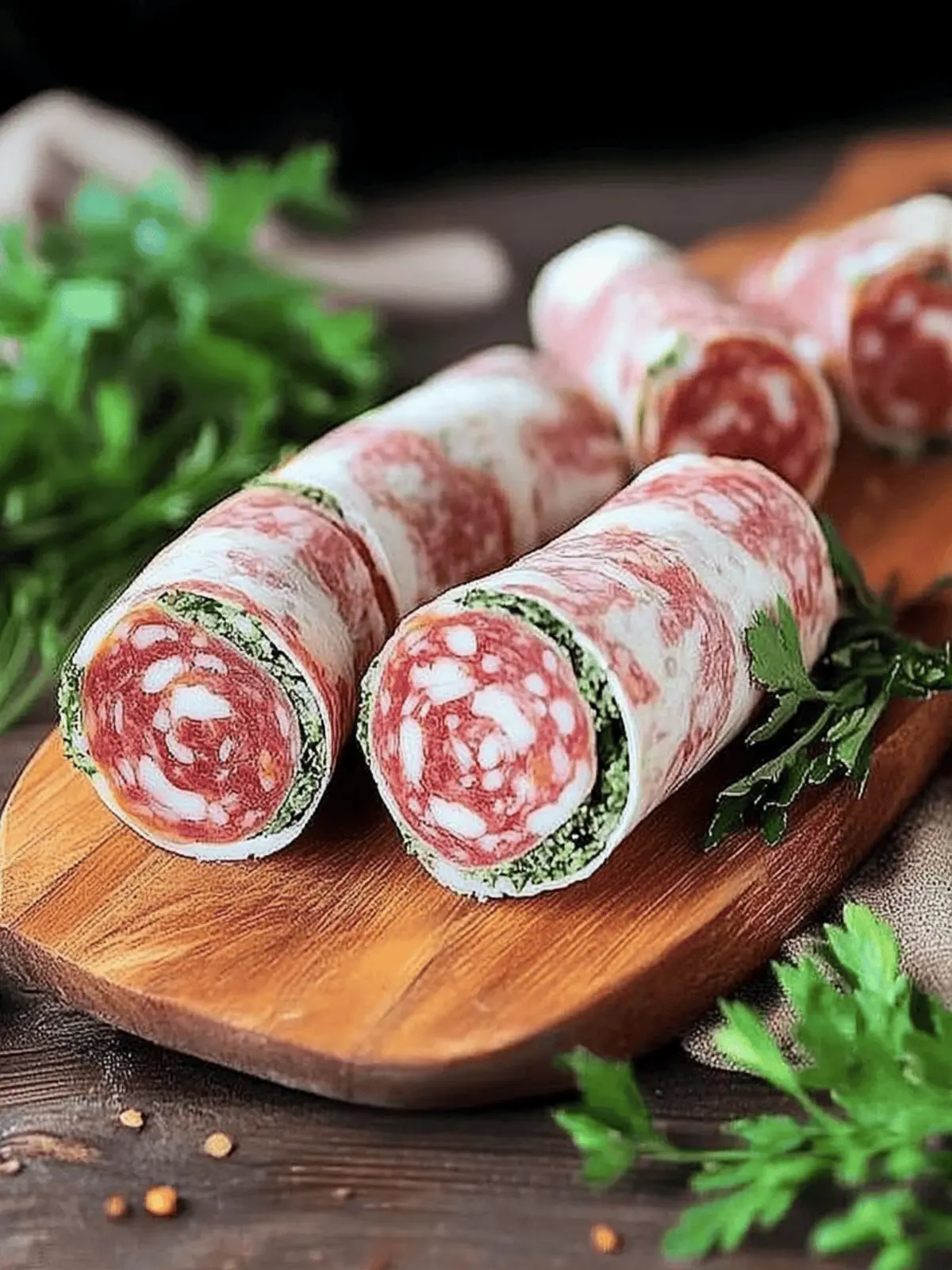 Keto Salami Roll-Ups