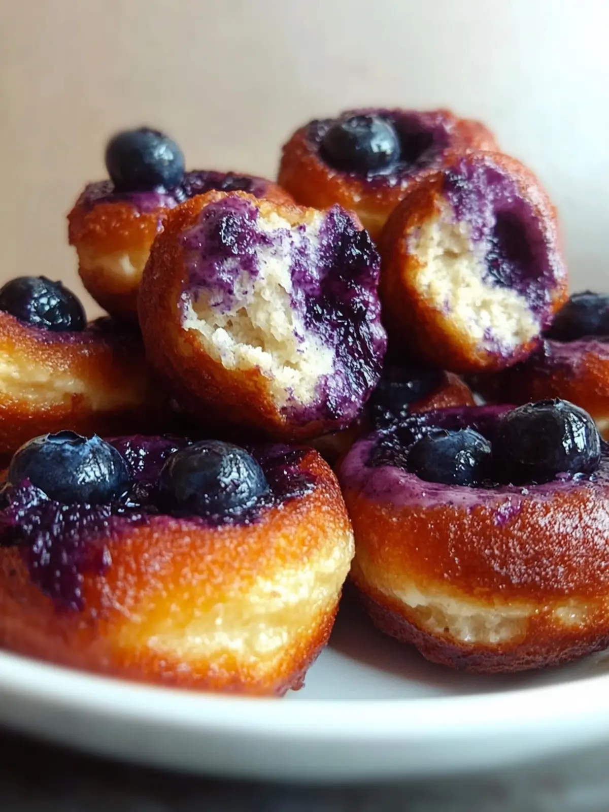 Amazing Keto Blueberry Cottage Cheese Donuts