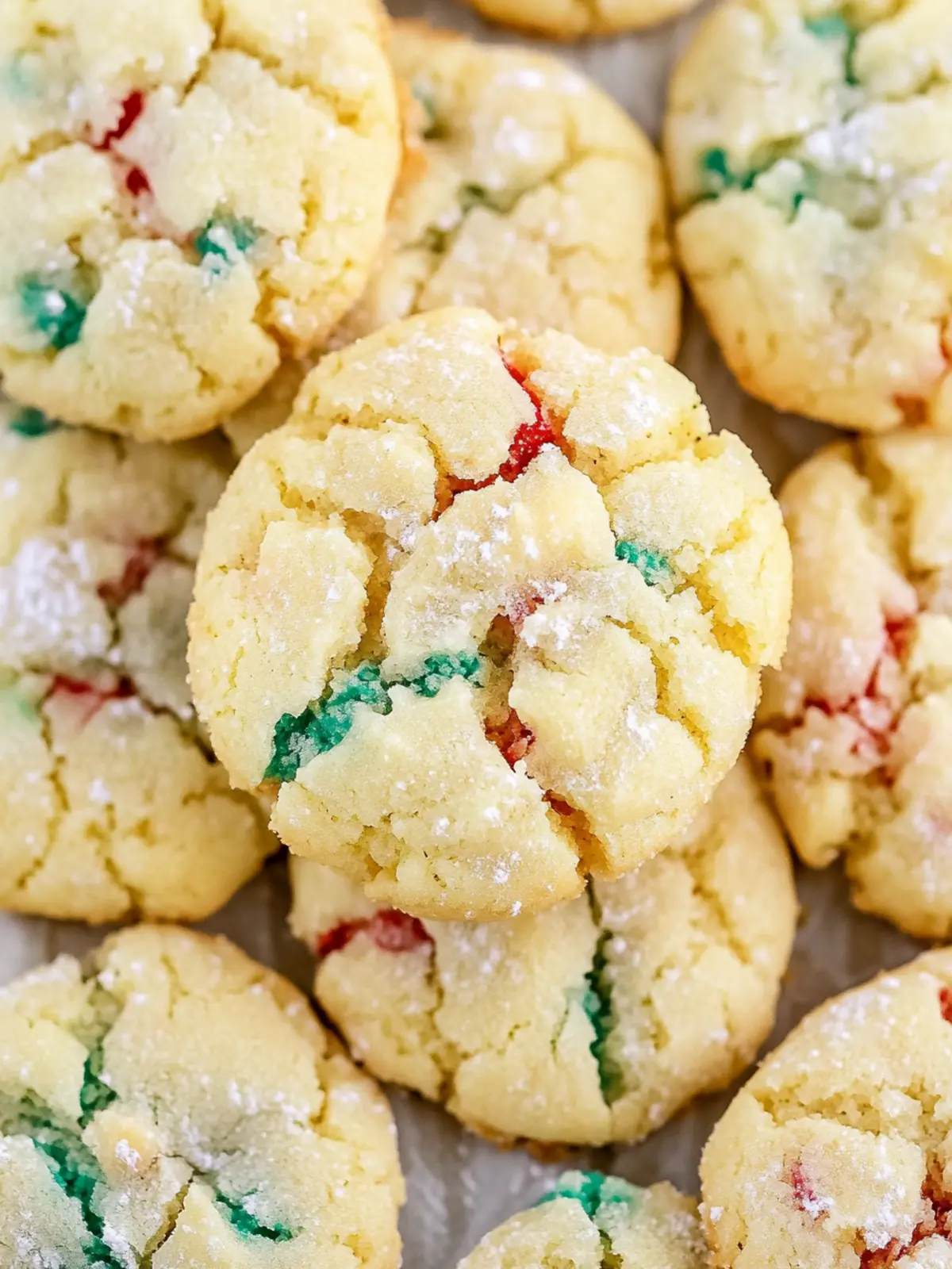 Christmas Gooey Butter Cookies