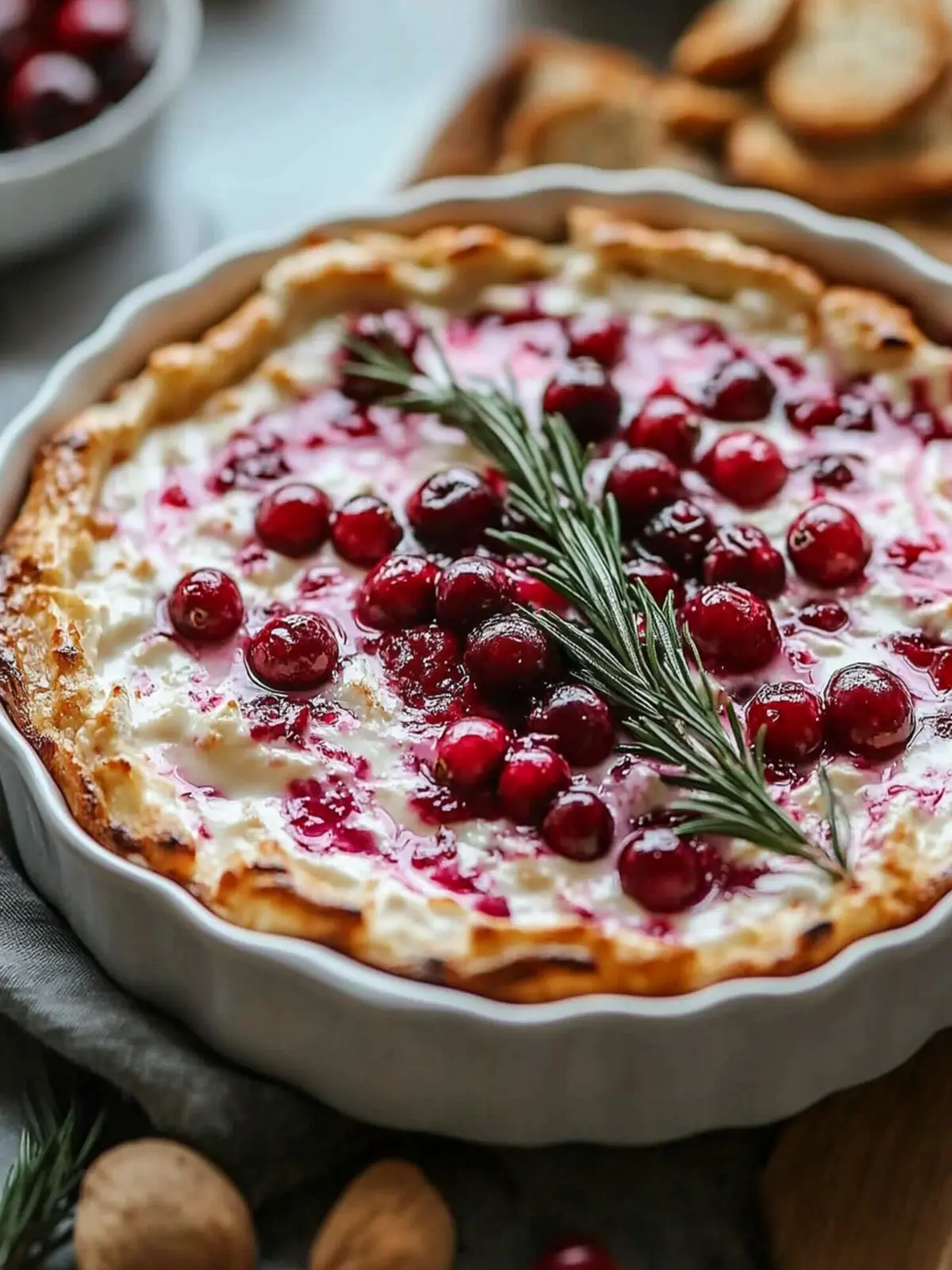 Baked Cranberry Cream Cheese Dip