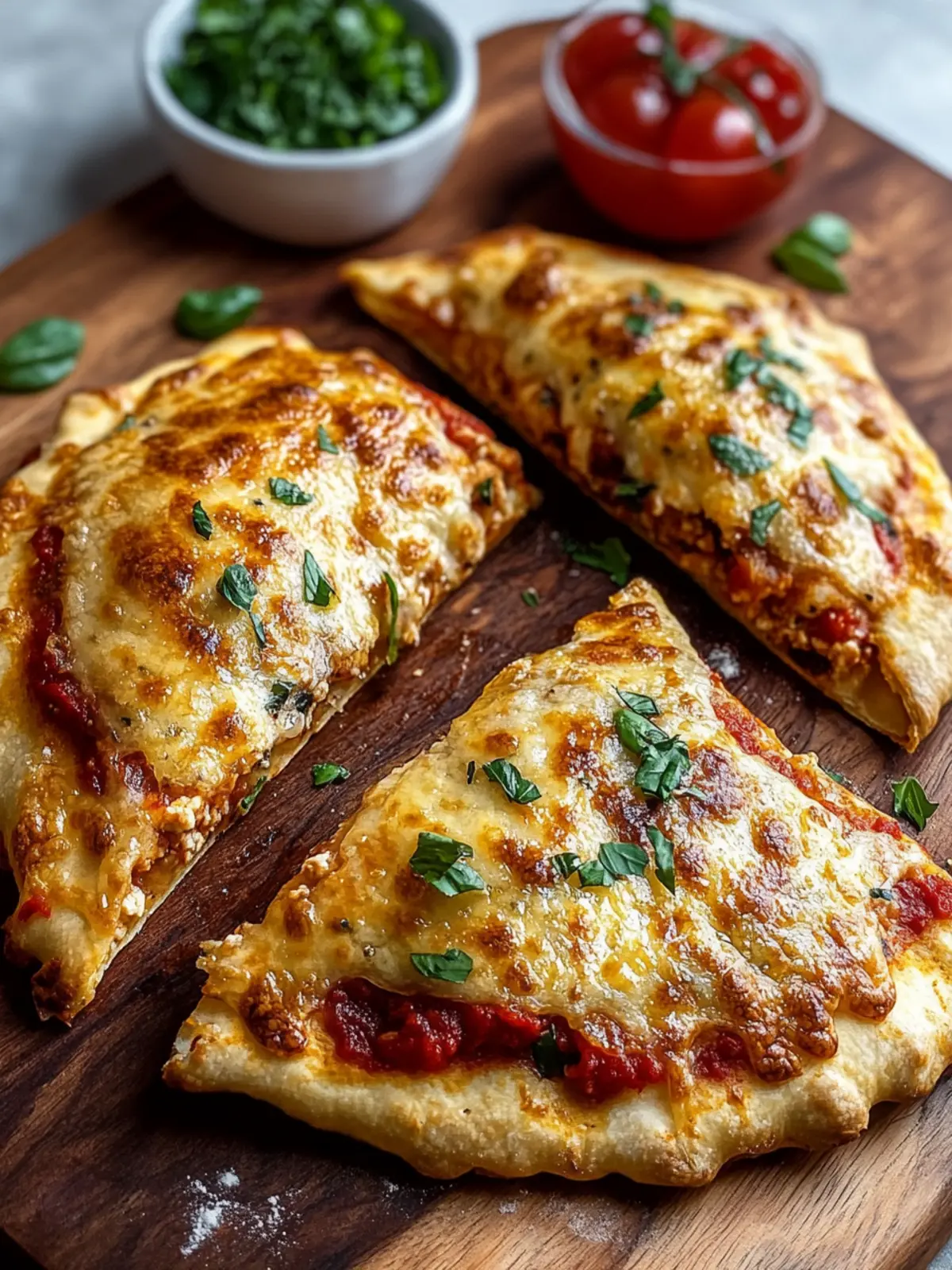 High-Protein Keto Calzone