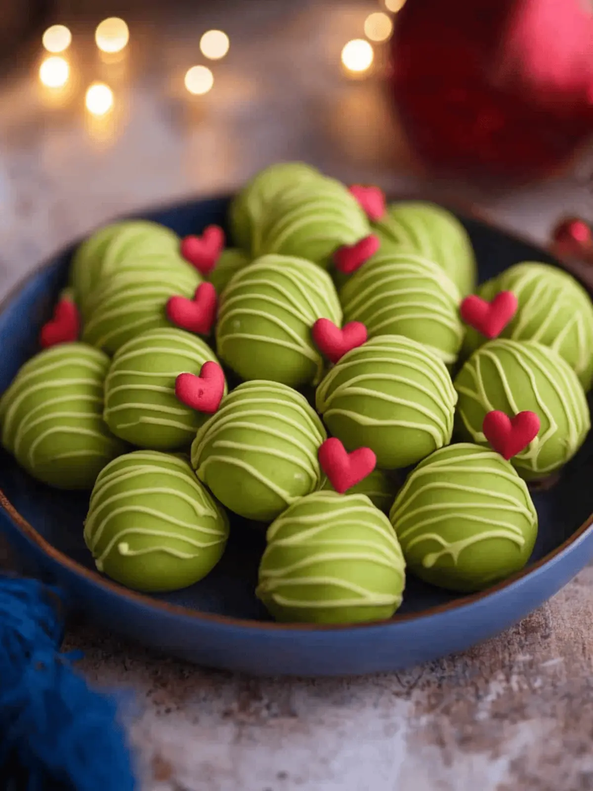 The Best No-Bake Grinch Oreo Truffles Recipe