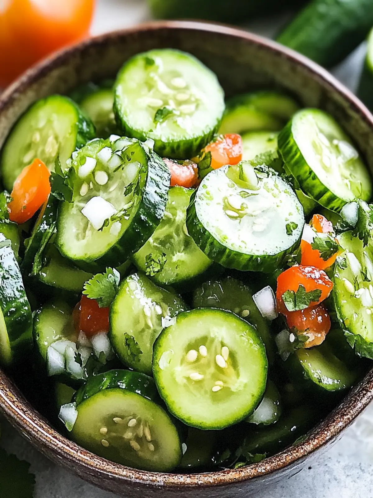 Mexican-style cucumbers