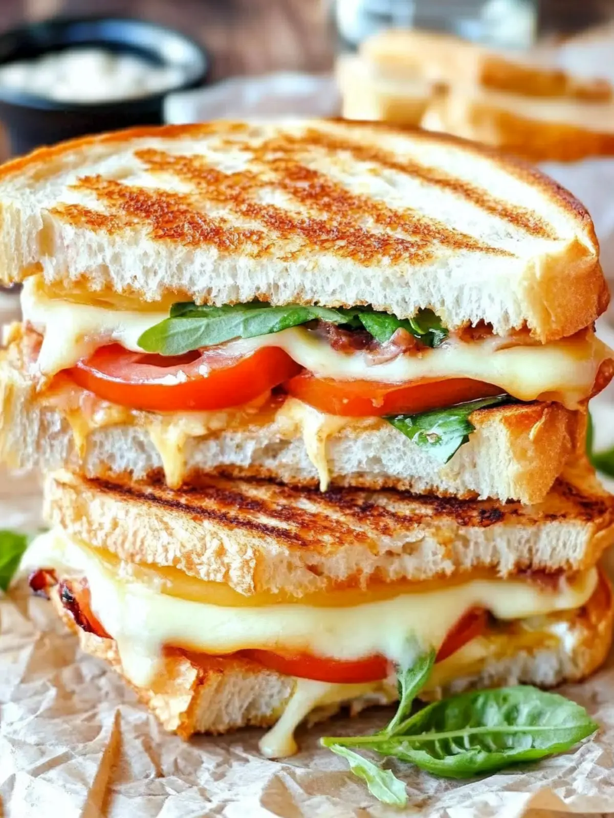 Bruschetta Grilled Cheese Sandwich