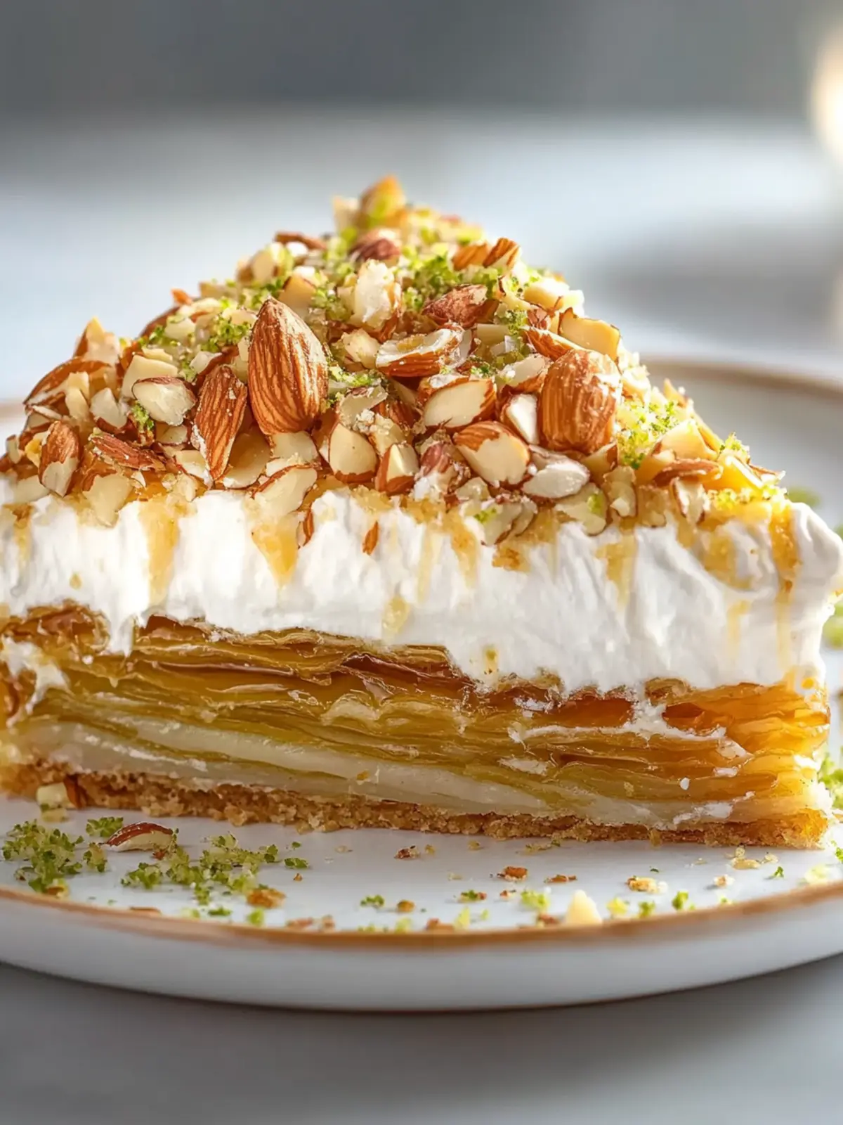 Irresistibly Moist Baklava-Inspired Almond Cake