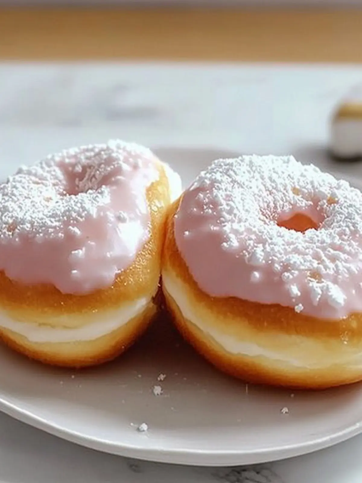 Fluffy Korean Milk Cream Donut